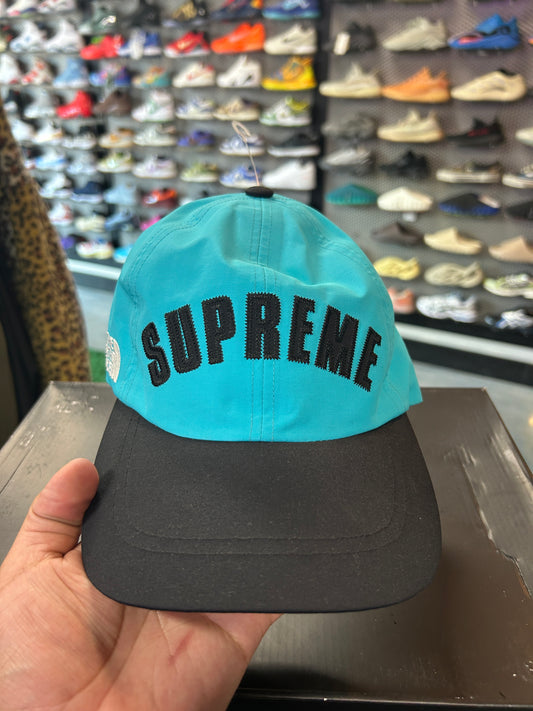Supreme The North Face Arc Logo 6-Panel Teal OTF
