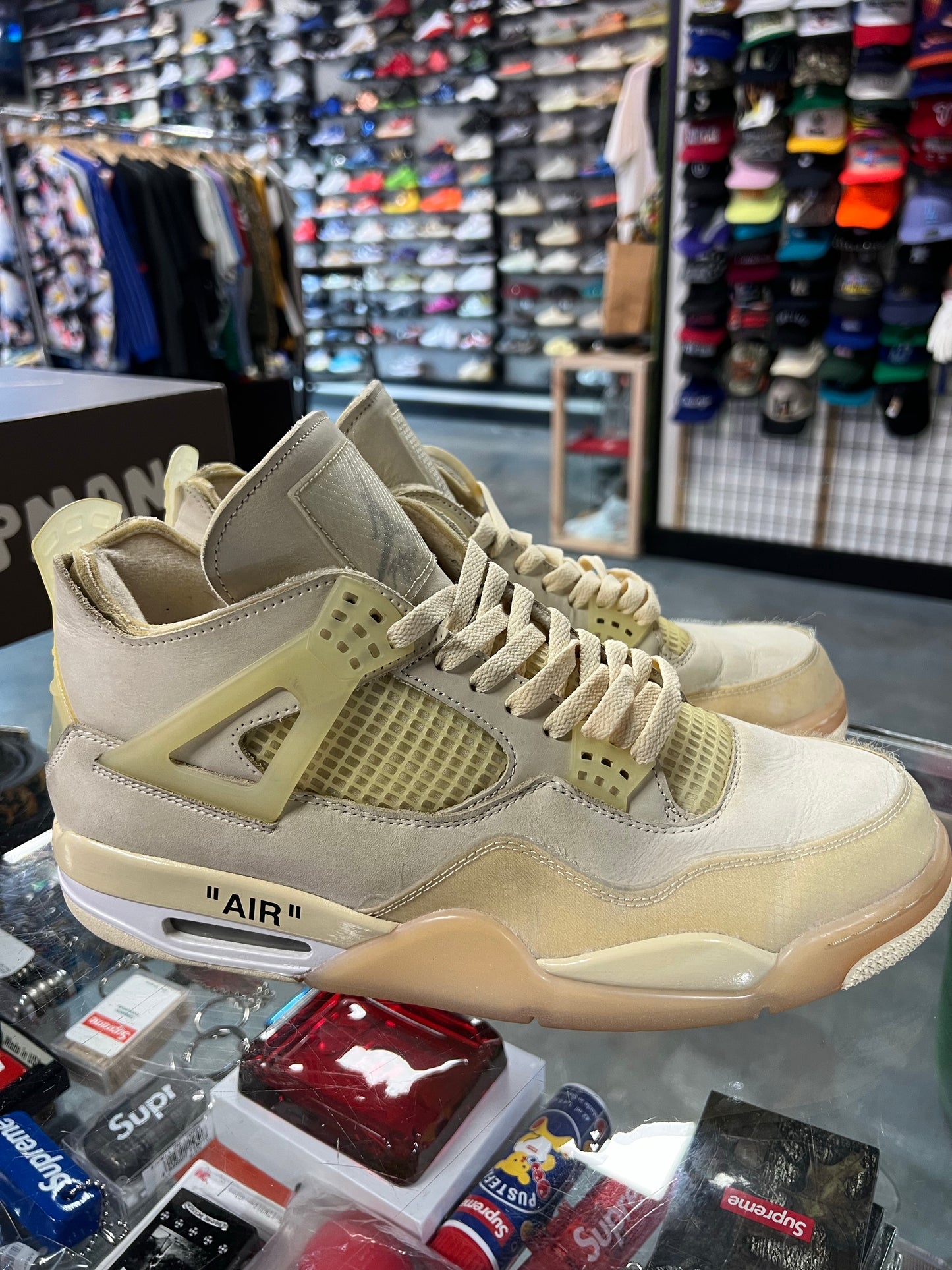 Jordan 4 Retro Off-White Sail (Women's)