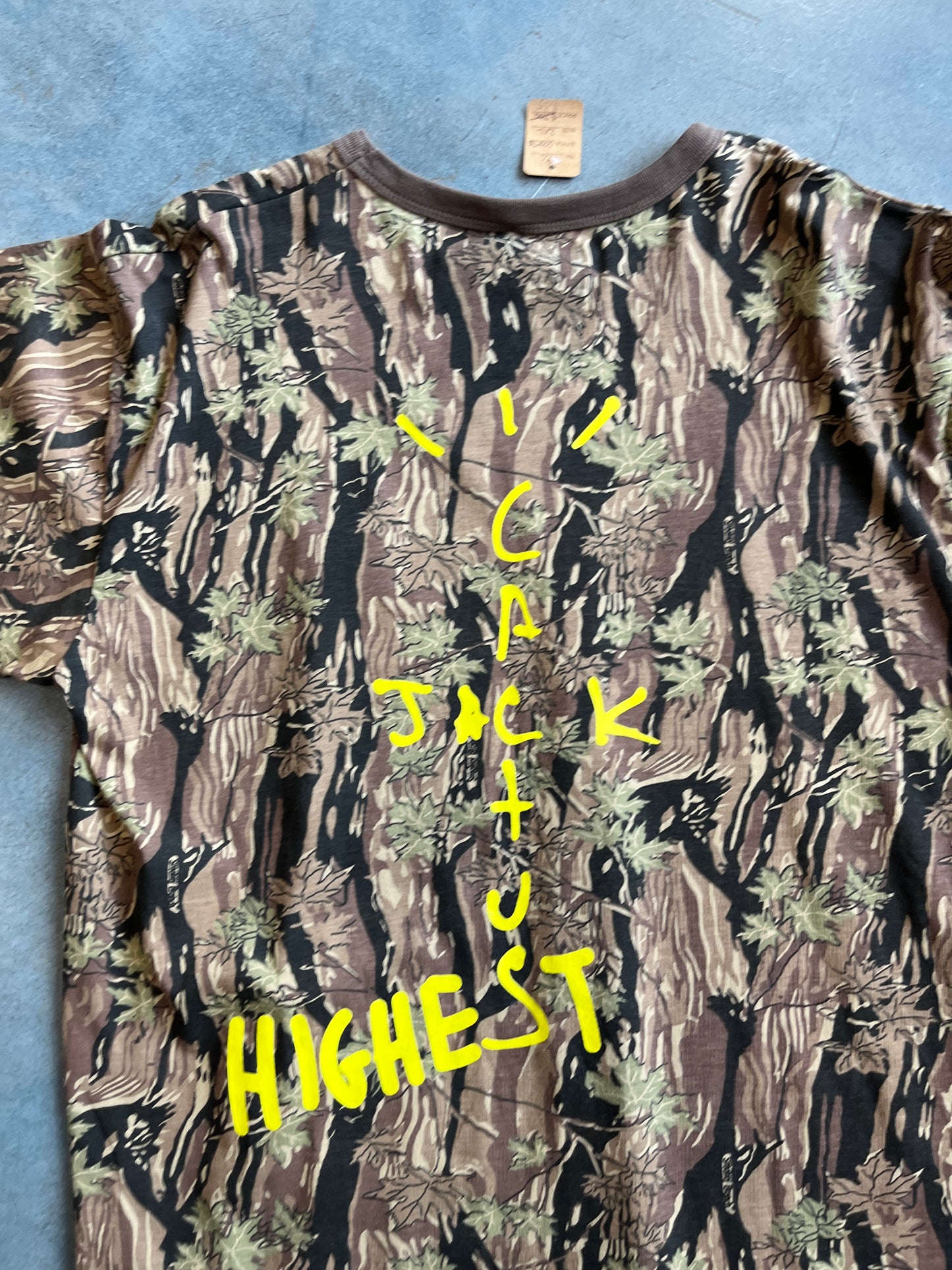Jordan x Travis Scott Cactus Jack Highest in the Room Camo T-Shirt OTF
