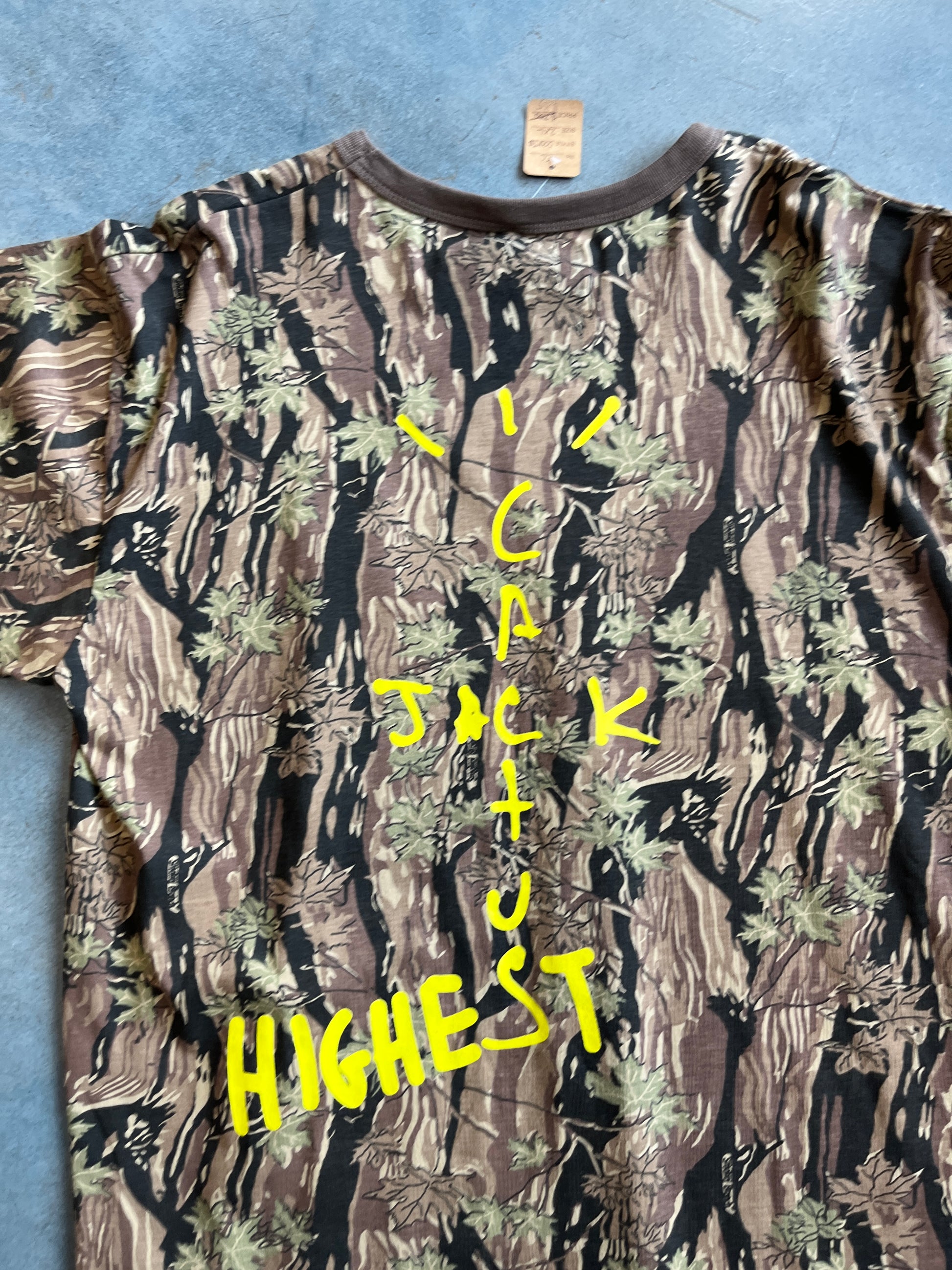 Jordan x Travis Scott Cactus Jack Highest in the Room Camo T-Shirt OTF