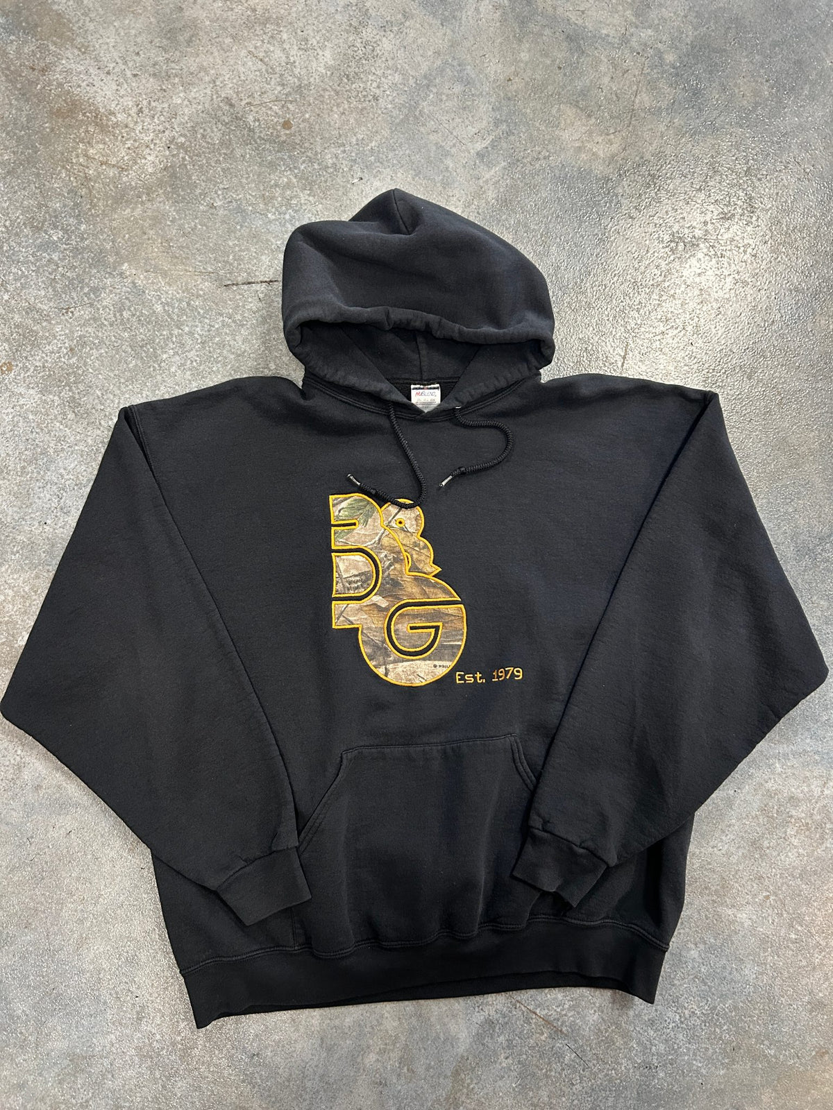 Vintage 1979 Jerzees Black Hoodie