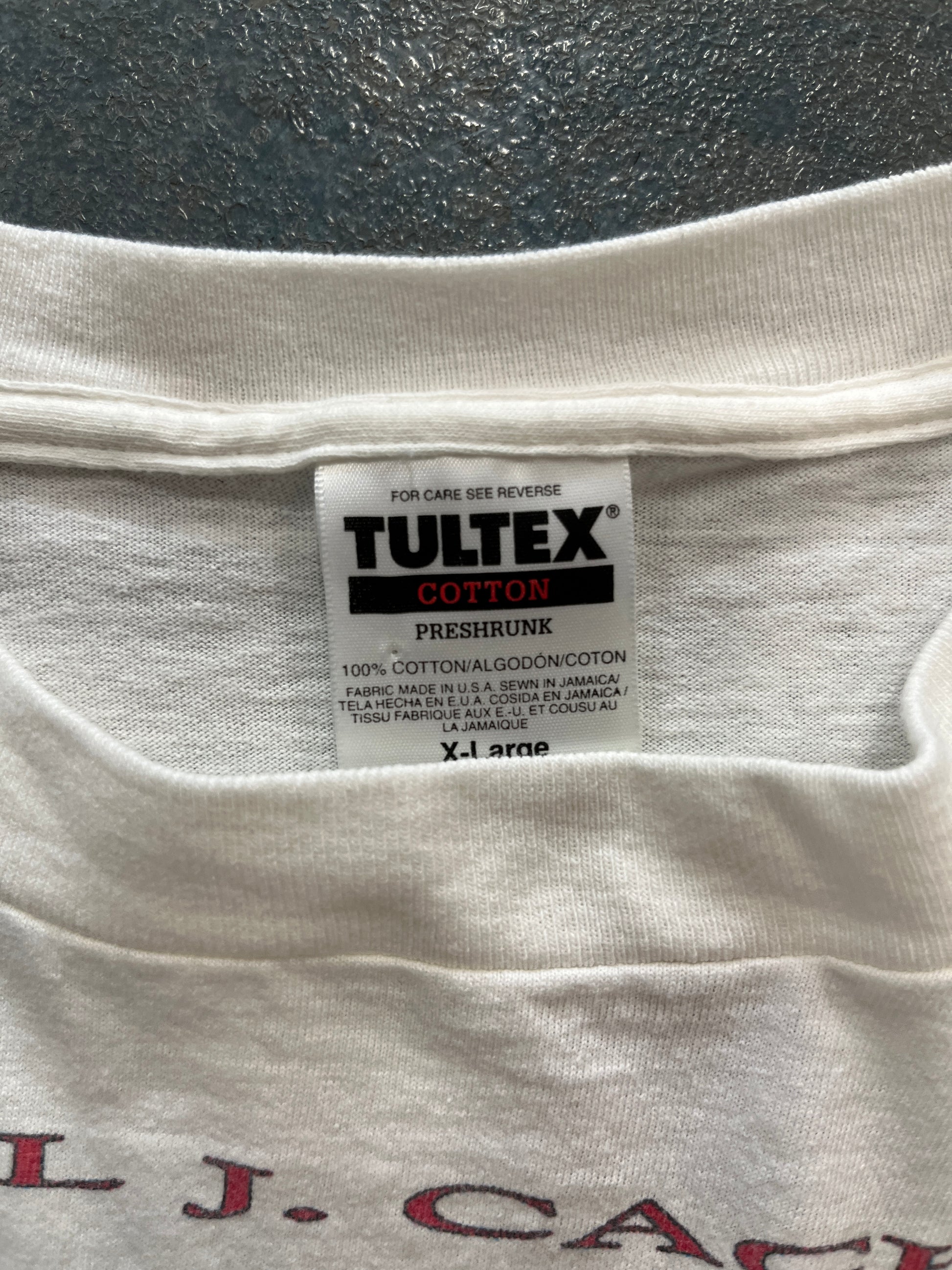 Vintage VTG Earl J. Chaco Tulex White T-Shirt OTF