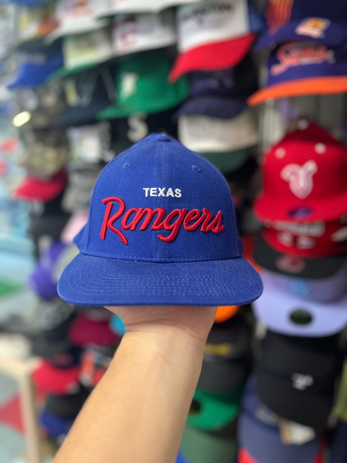 Taxas Rangers Blue Hat Fitted OTF