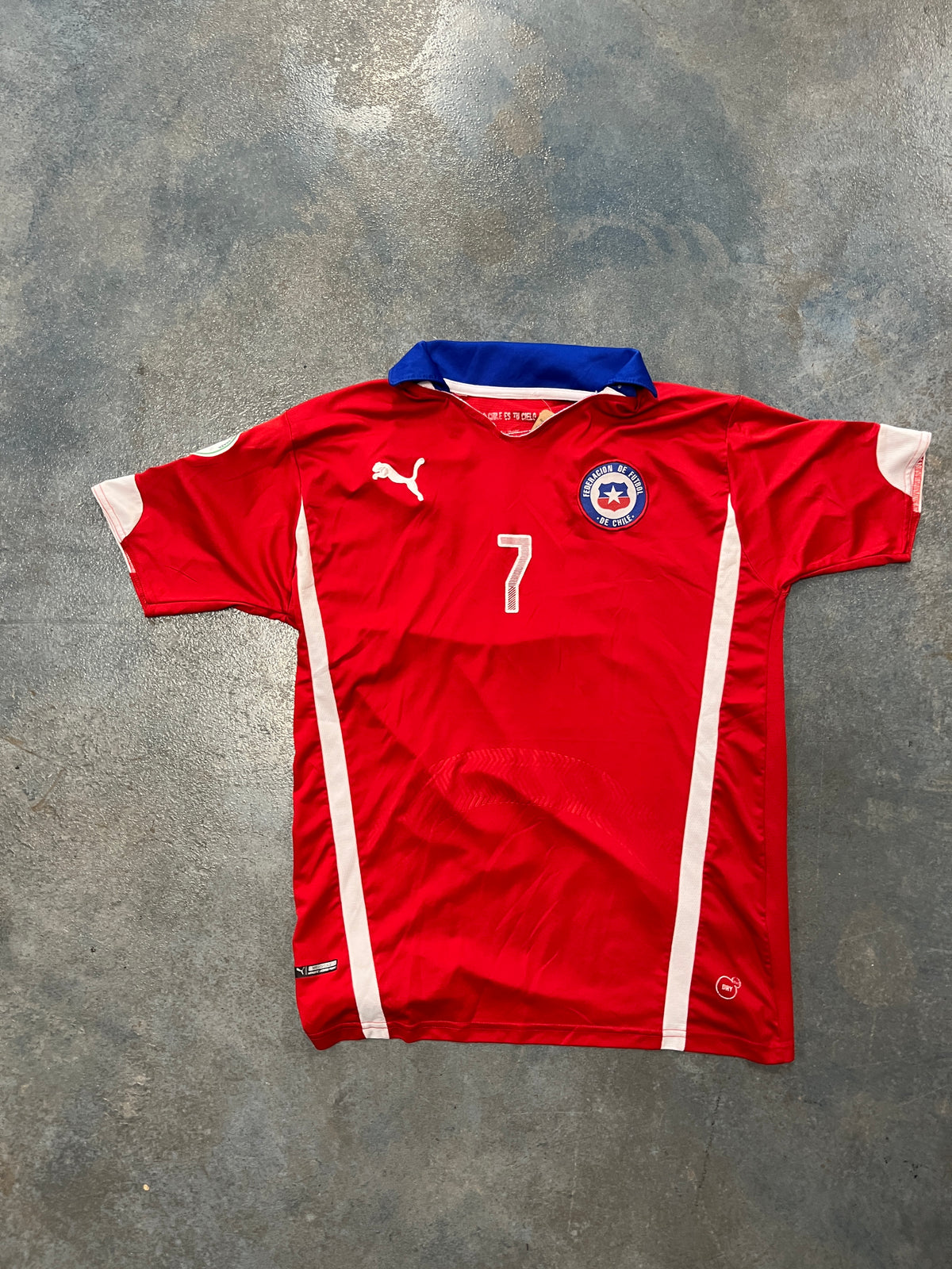 Puma 2014 Chile Alexis Sanchez Red Jersey
