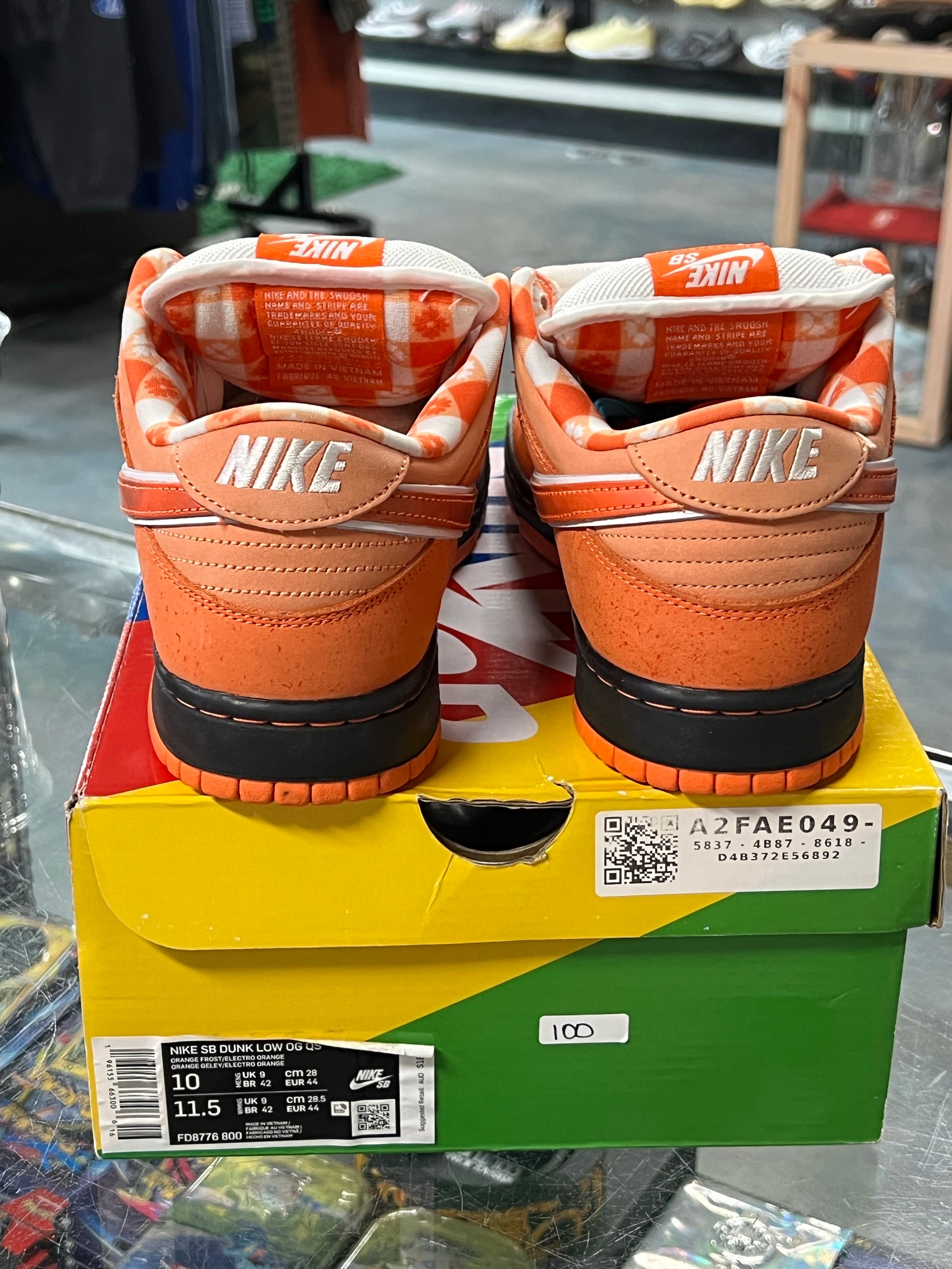 Nike SB Dunk Low Concepts Orange Lobster