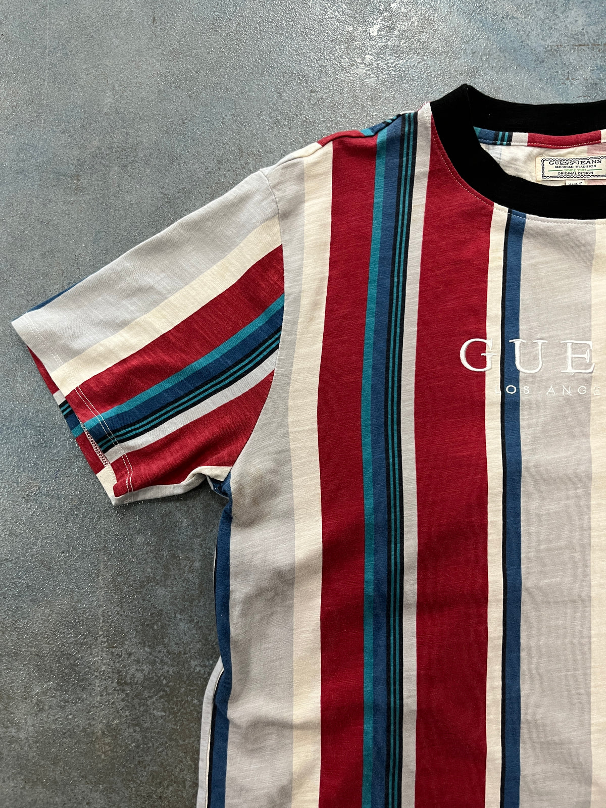 VTG 90's GUESS Jean Shirt Multi Color