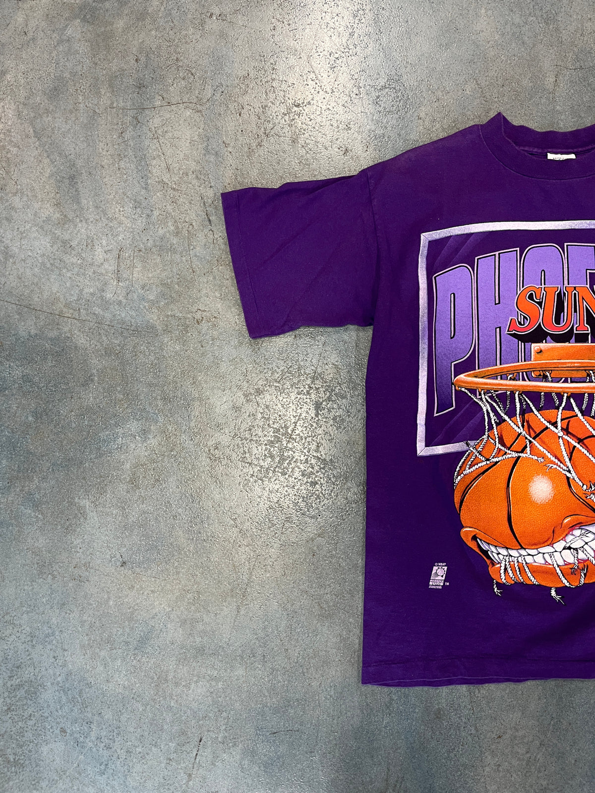 Vintage Phoenix Suns BasketBall Purple Tee