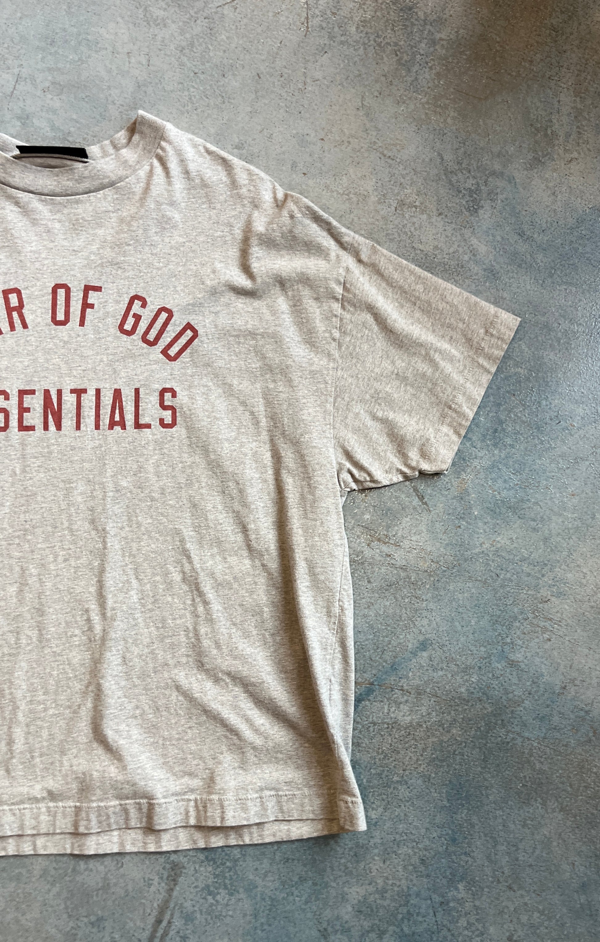 Fleece Essential Tee Grey OTF