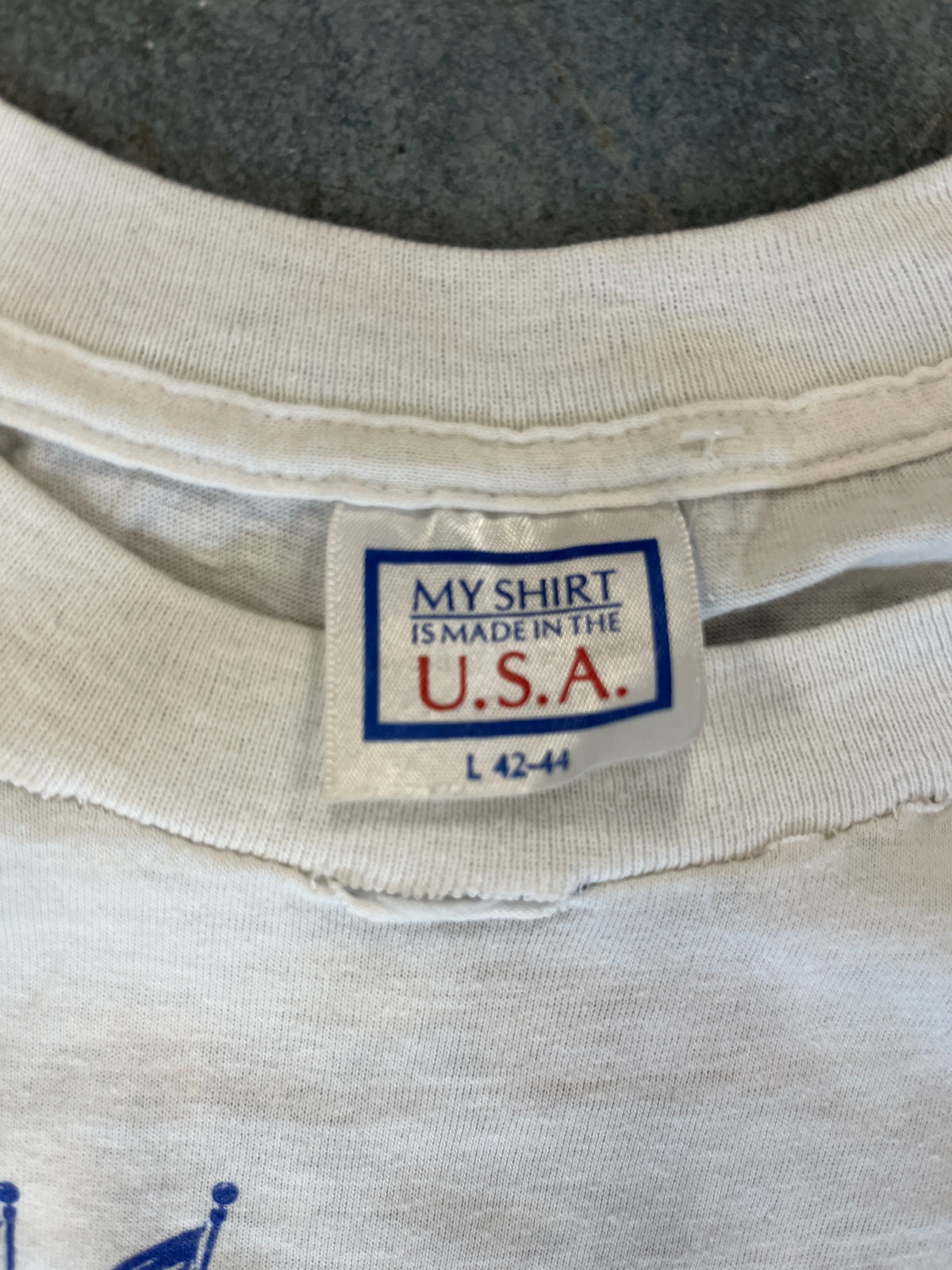Americas Marathon 1986 Chicago White Tee B38