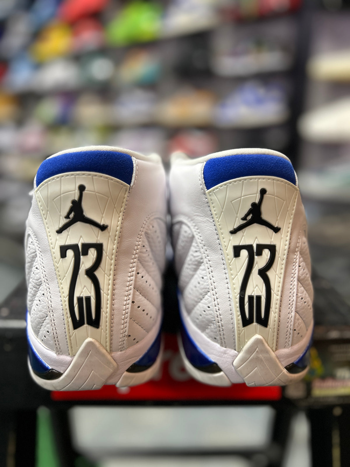 Jordan 14 Retro White Hyper Royal