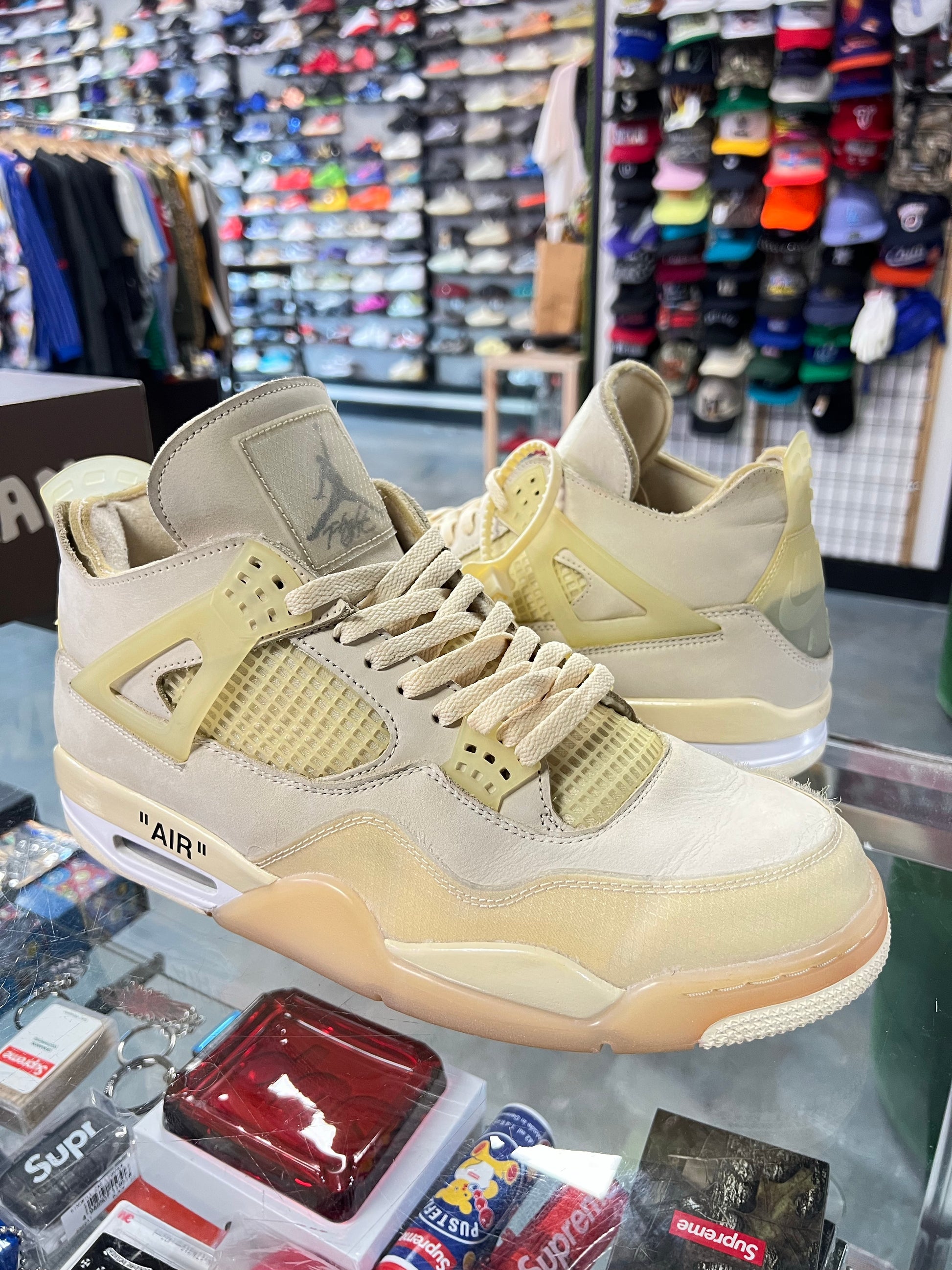 Jordan 4 Retro Off-White Sail (Women's)