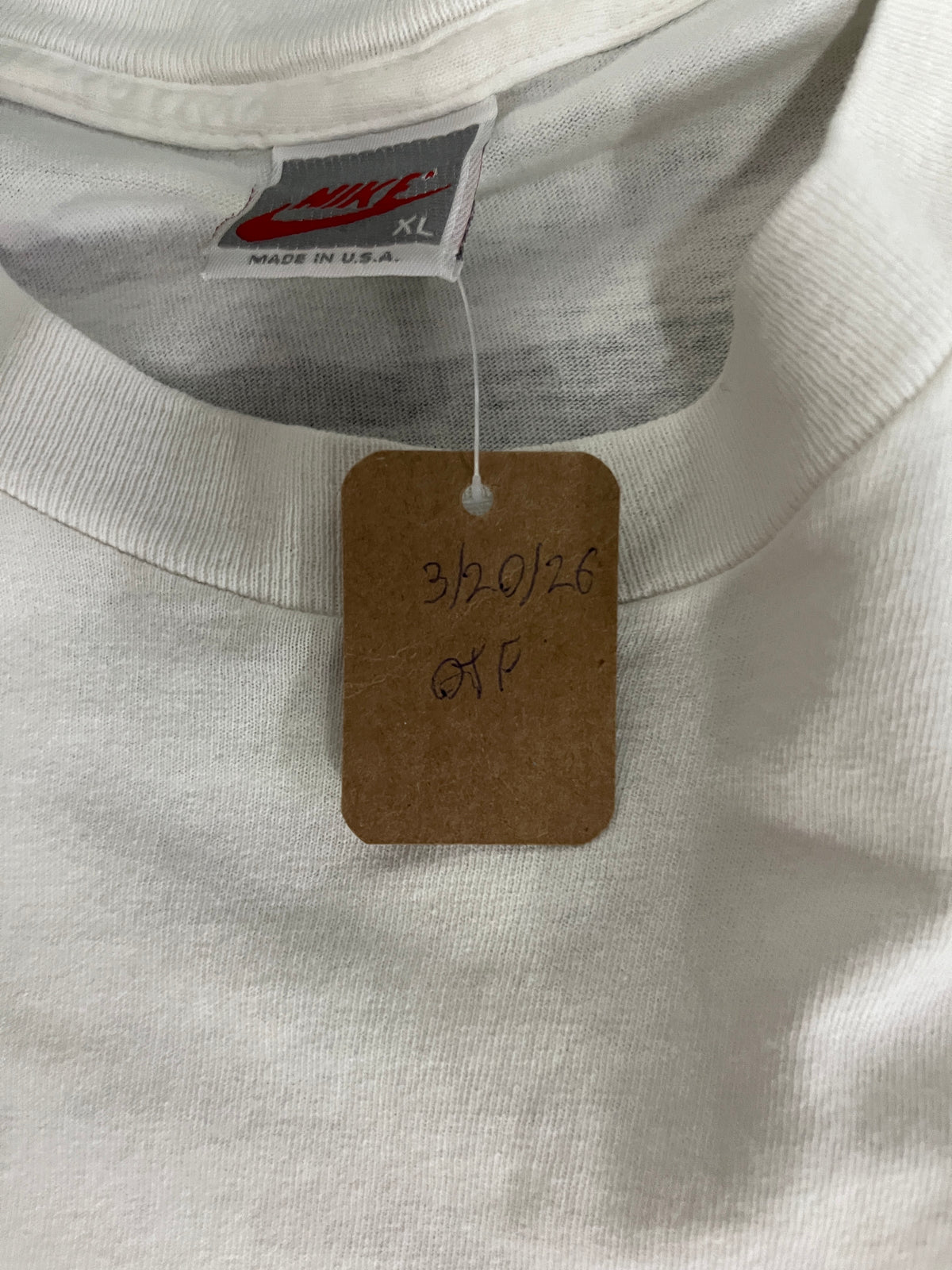 Legendary Day 23 White Tee Lettering On Back B38