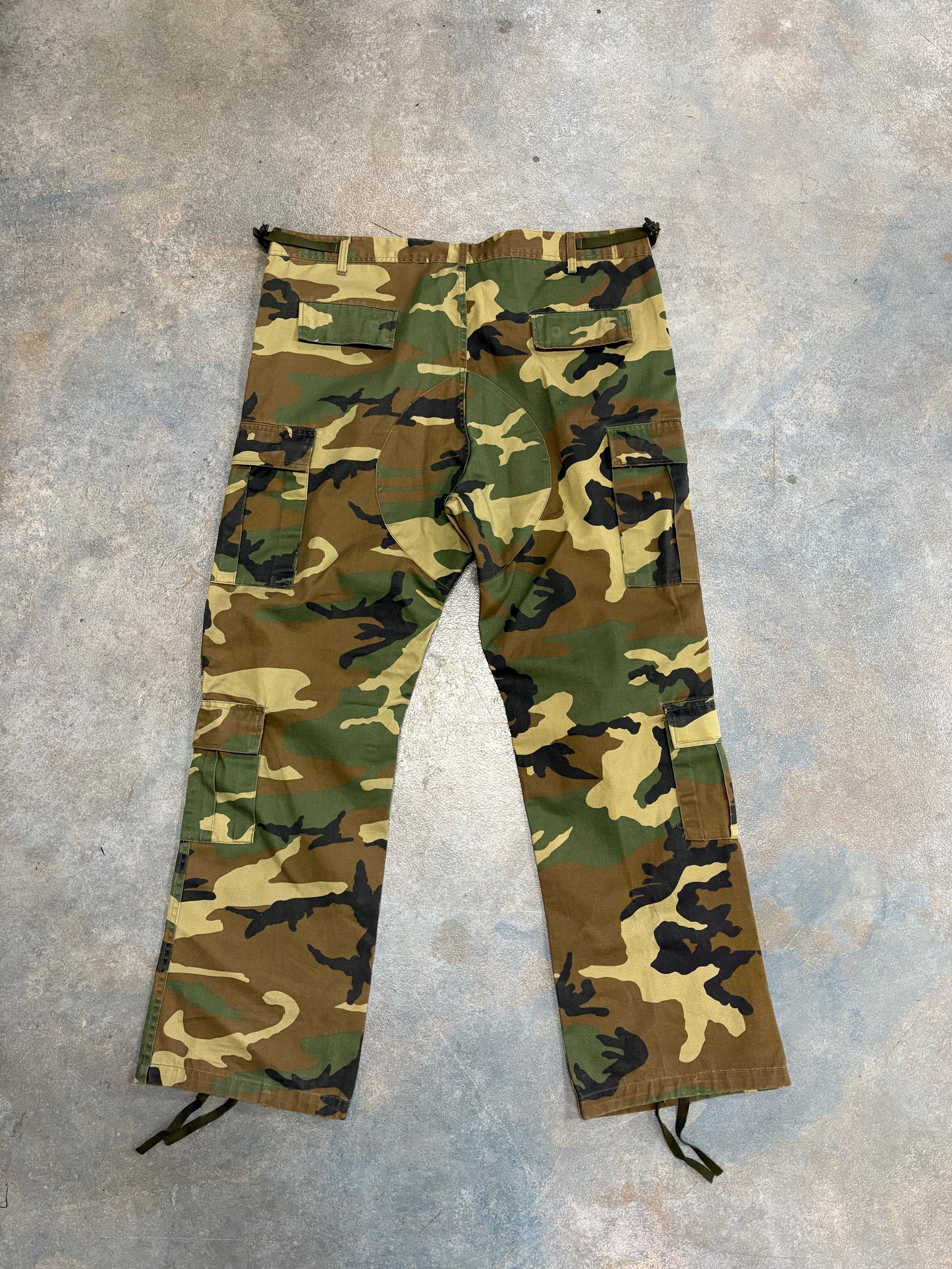 Raspberry Hills Camo Yellow Writting Pants OTF