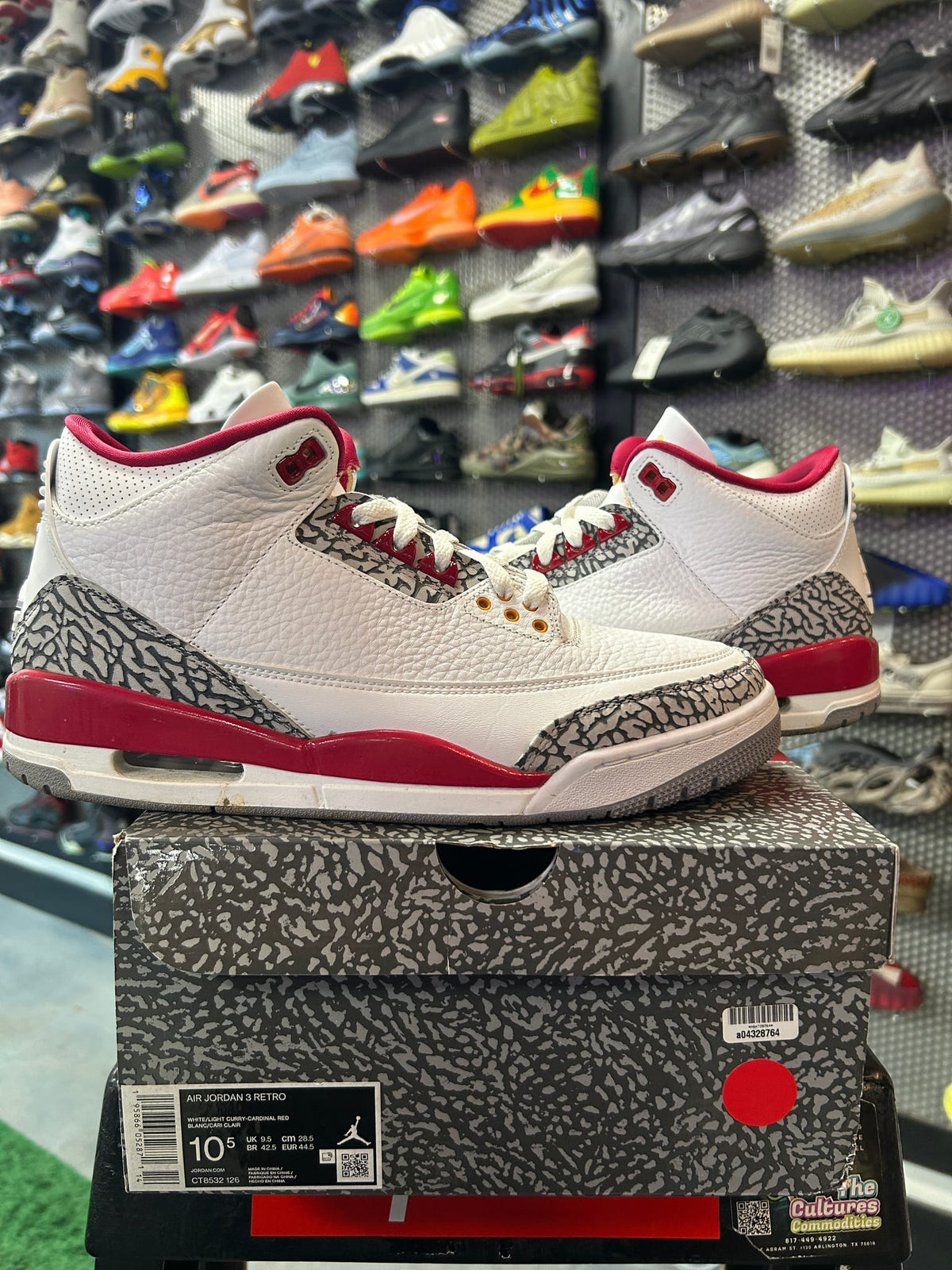 Jordan 3 Retro Cardinal Red