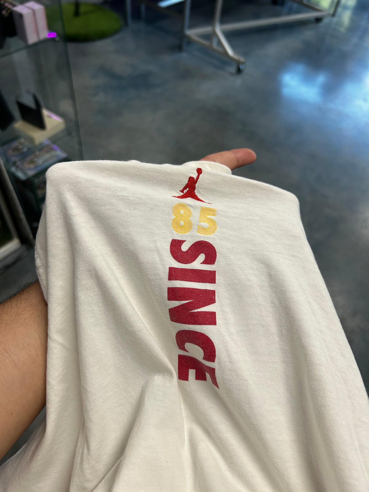 Dots Micheal Jordan White Tee B38 (YC)
