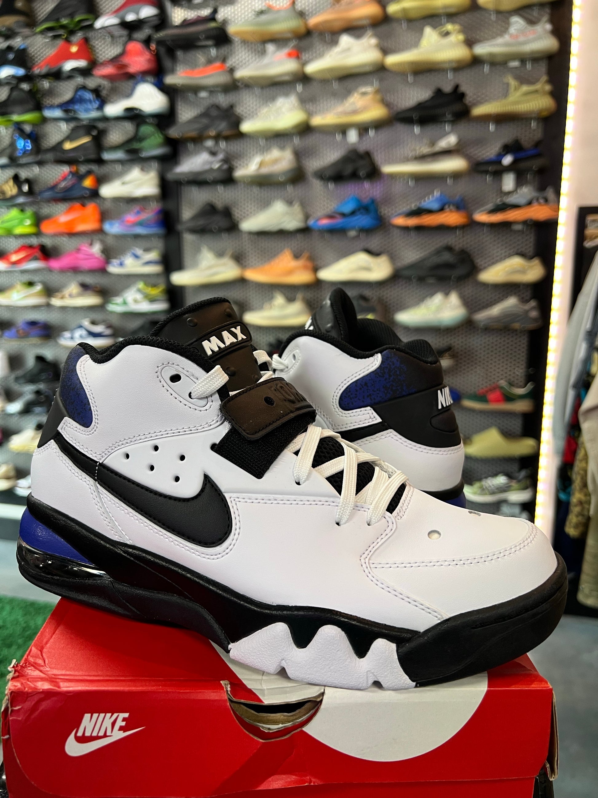 Nike Air Force Max White Black-Cobalt