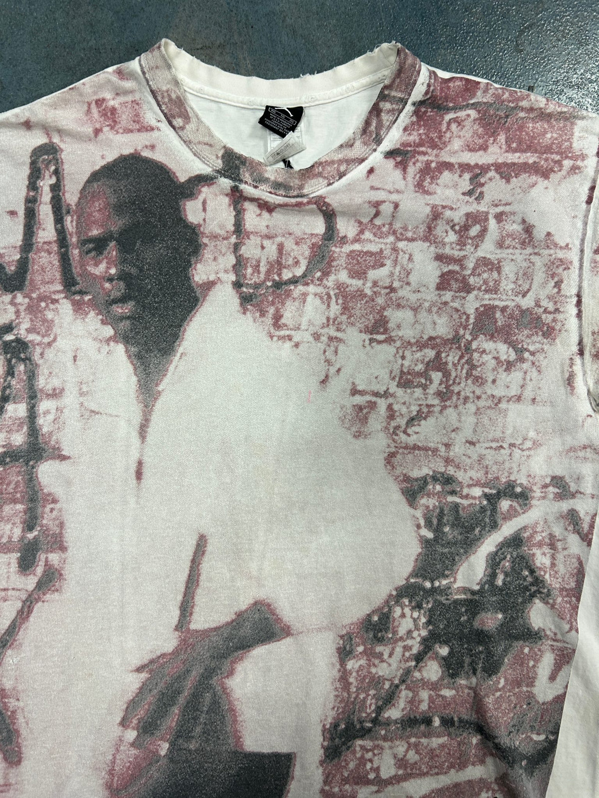 Vintage Micheal Jordan Big Print White Tee
