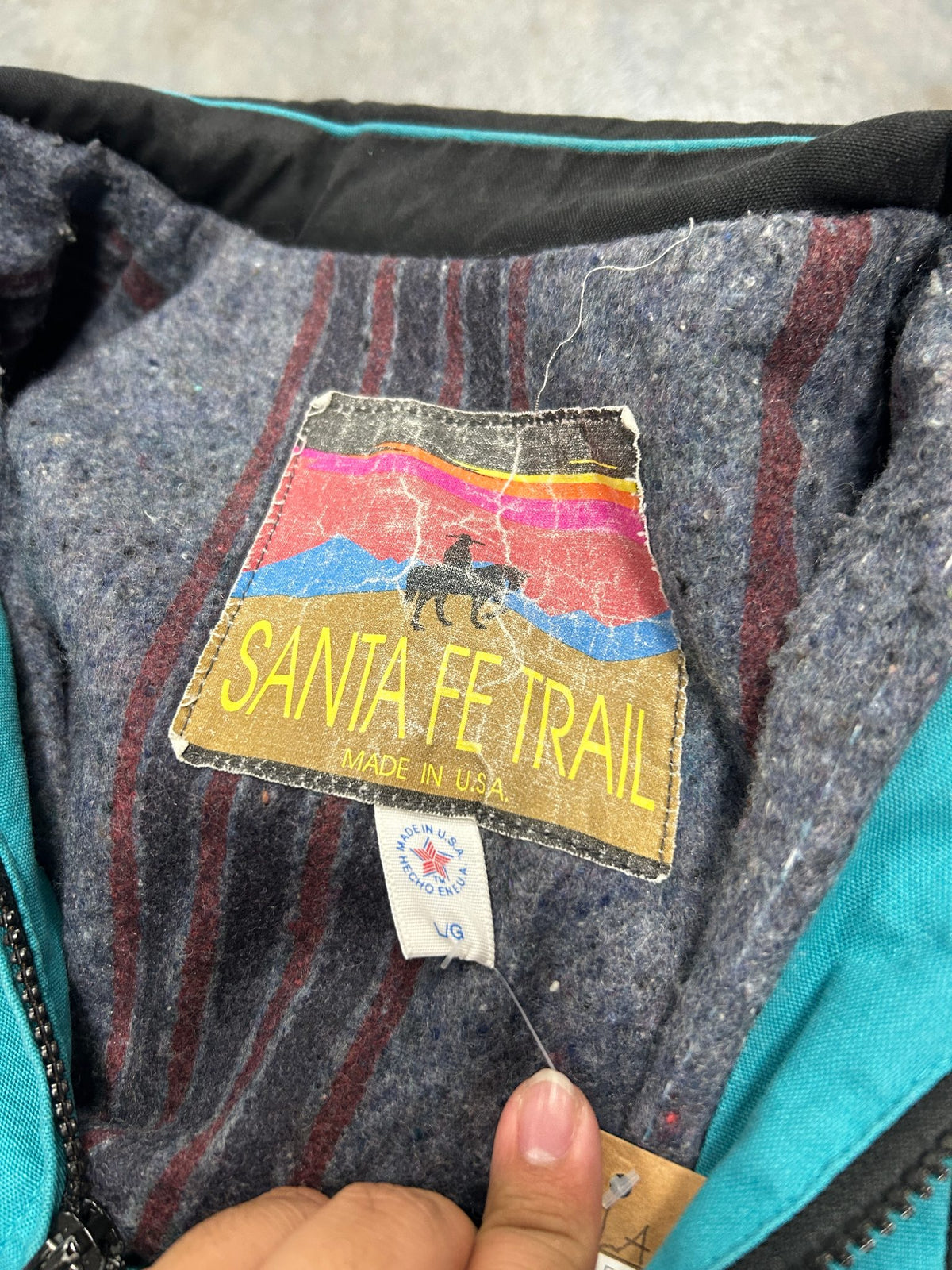 Vintage Santa Fe Blue Trail Jacket