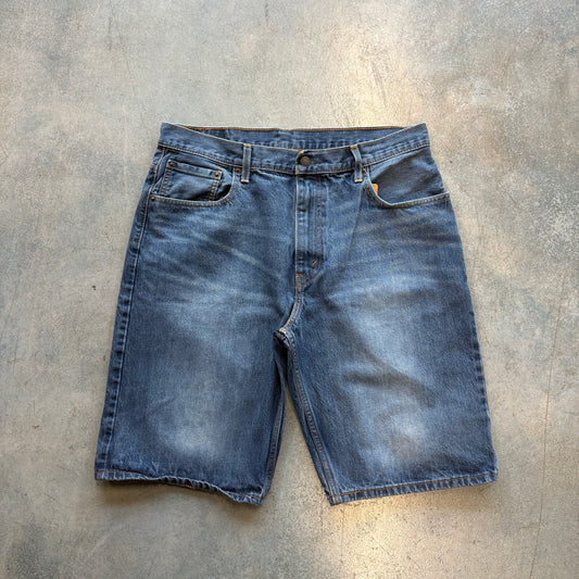 Levi's Medium Black Wash Jorts 34W OTF (RZ)