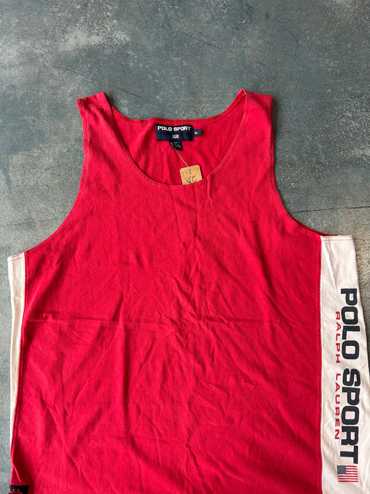 Polo Sport Tank red OTF