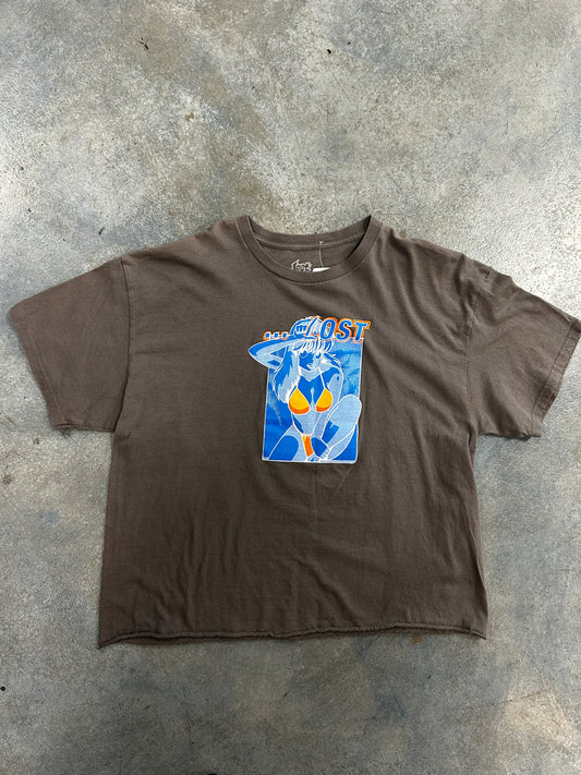 LOST Anime Girl Gray T-Shirt