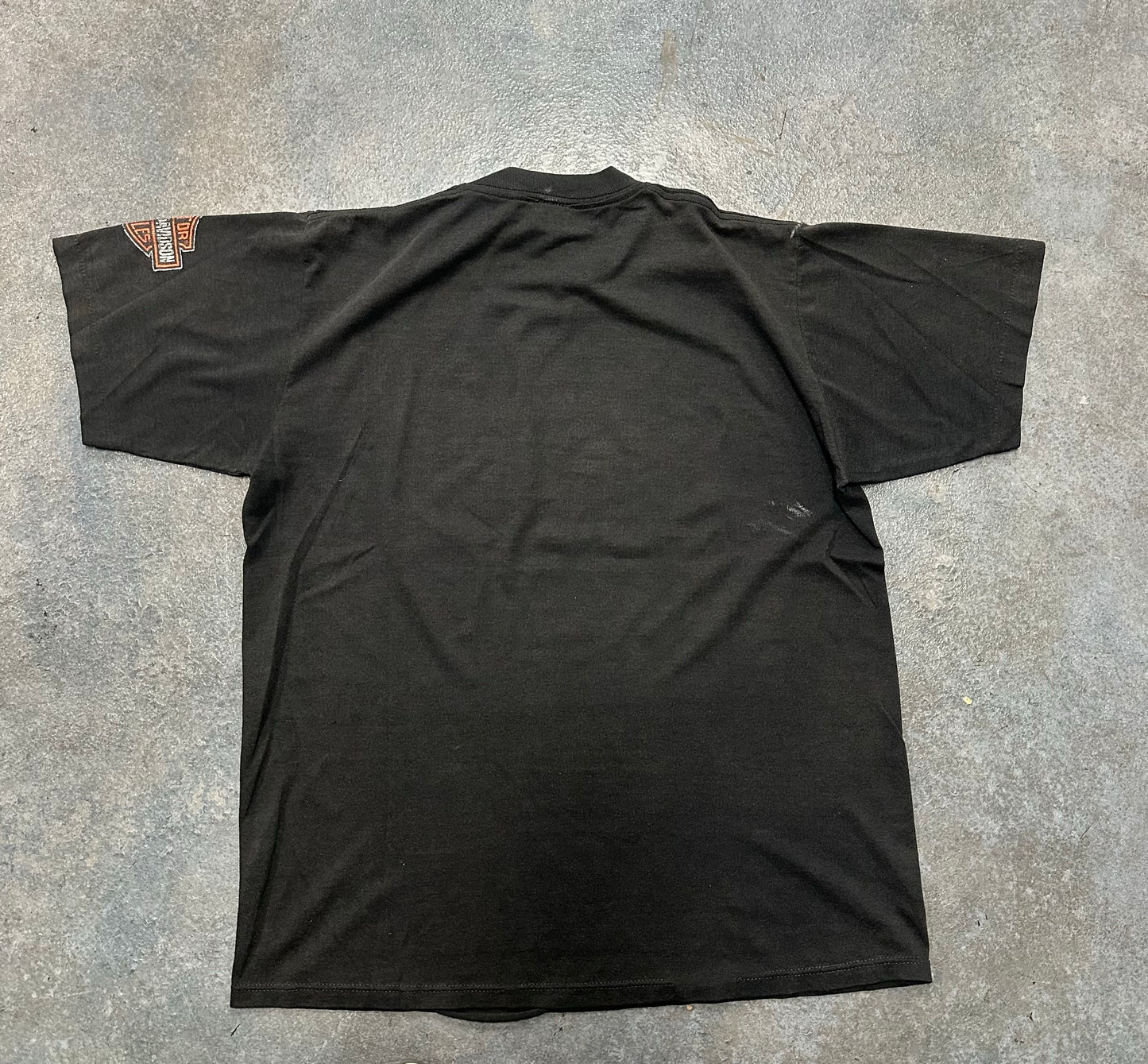 Vintage Harlet davidson Tee Ride Free Black B38