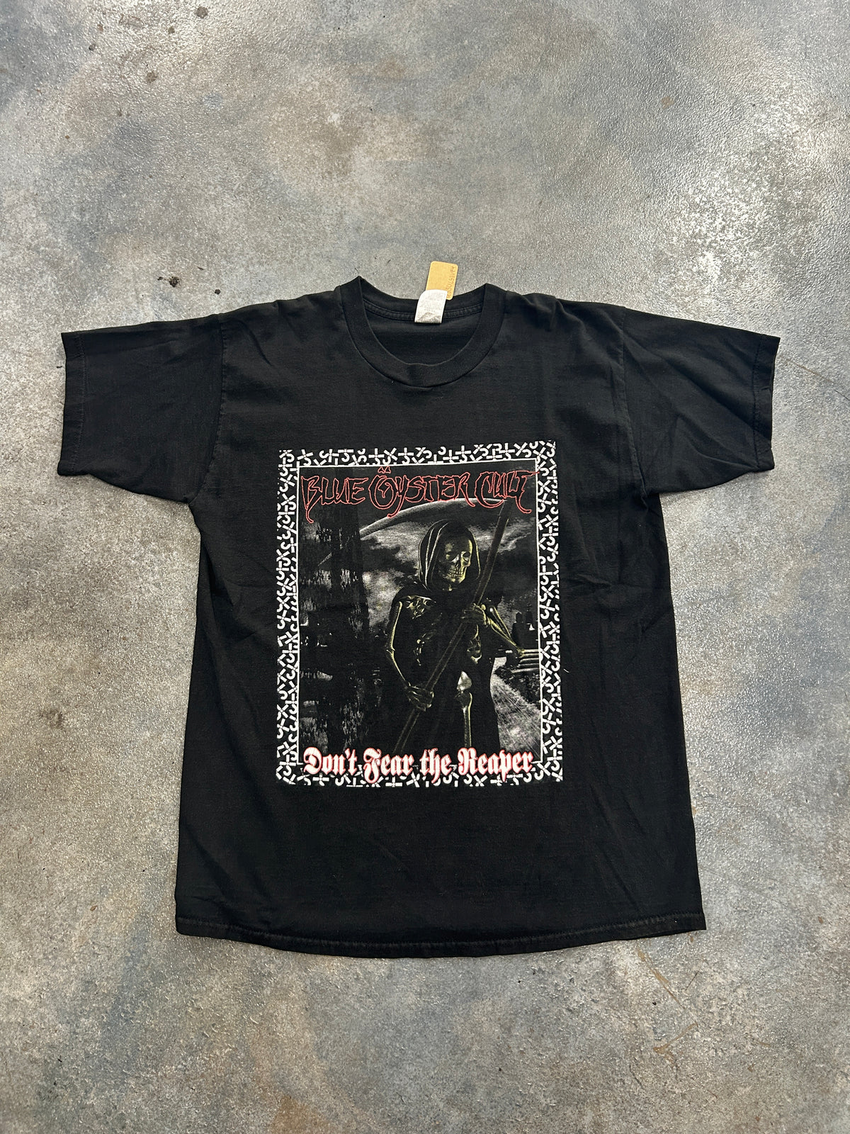 Vintage 1999 Blue Oyster Cult "Dont Fear The Reaper" TOur Concert Merch Tee B62