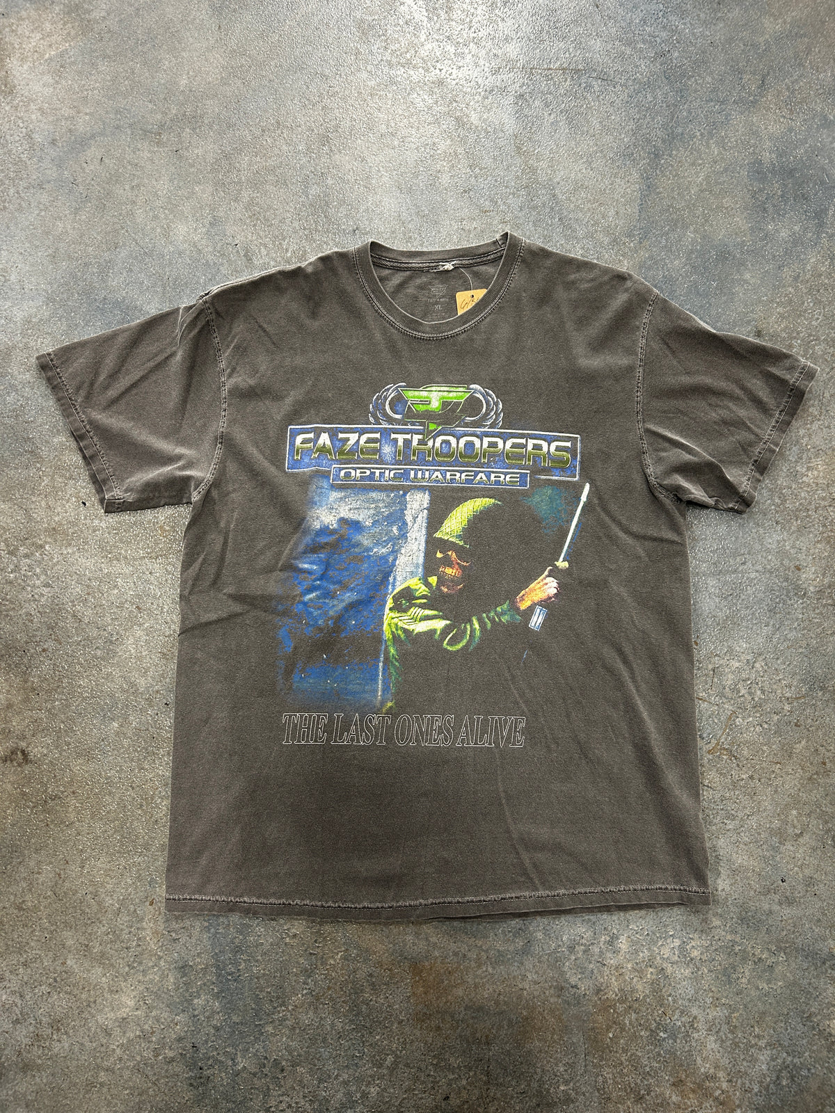 Gray "Faze Troopers" Tee OTF