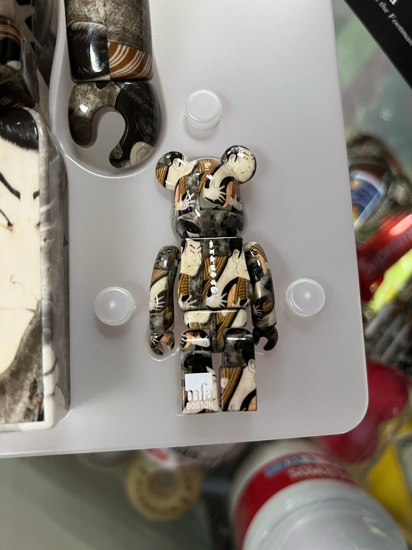 Bearbrick Sharaku Toshusai (Otani Oniji III as Yakko Edobei) 100% & 400% Set