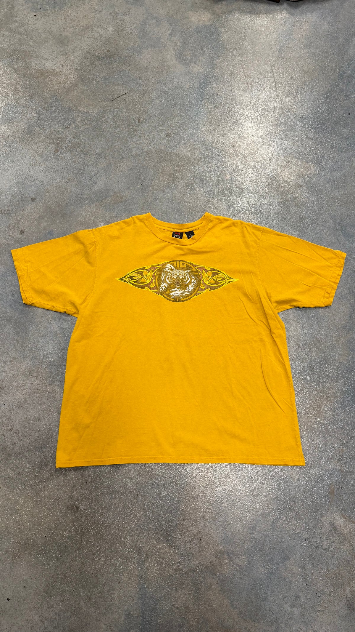 Vintage Emergency Exit Tiger Yellow Tee
