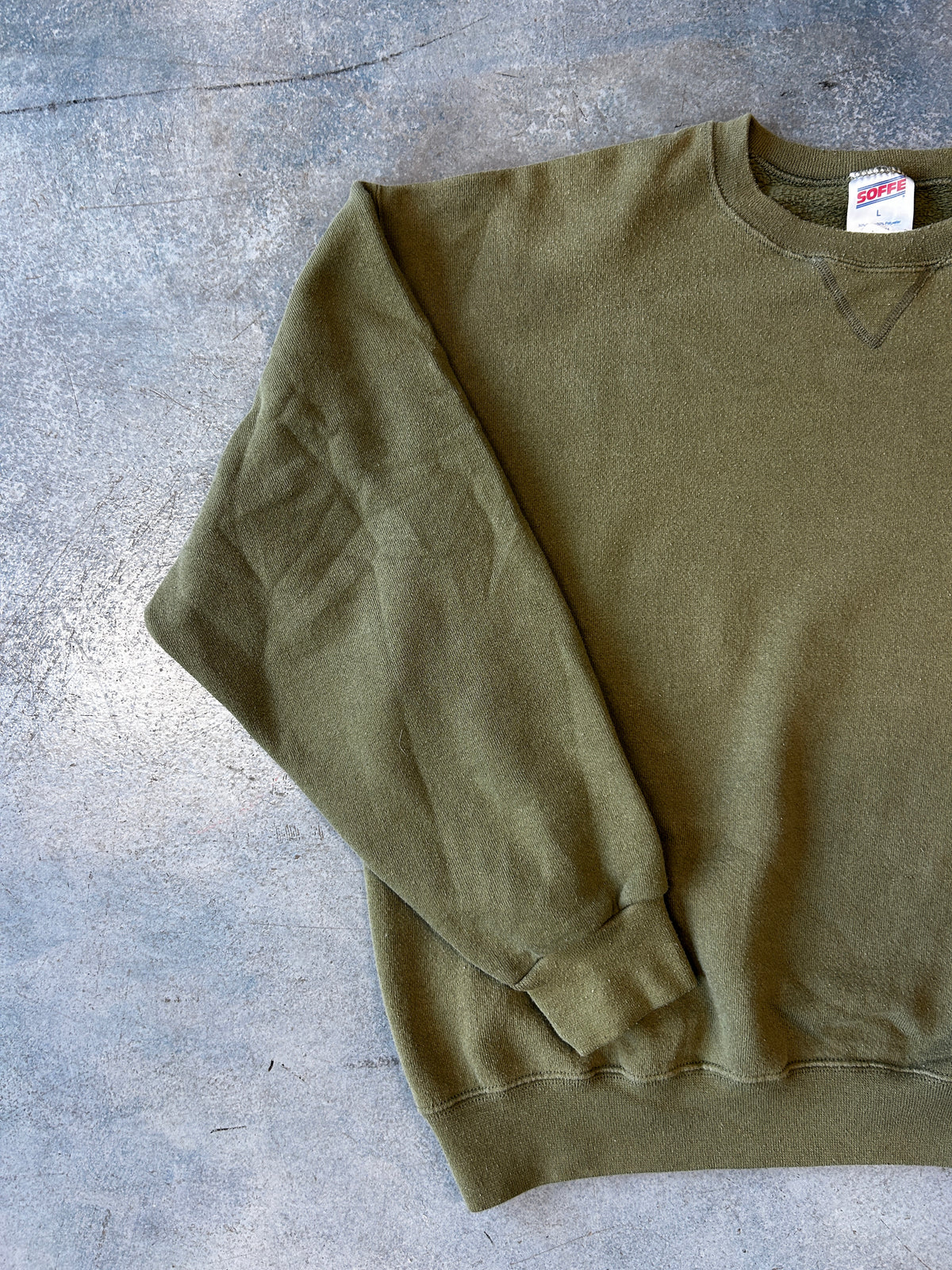 Vintage Soffe USMC Green Pullover