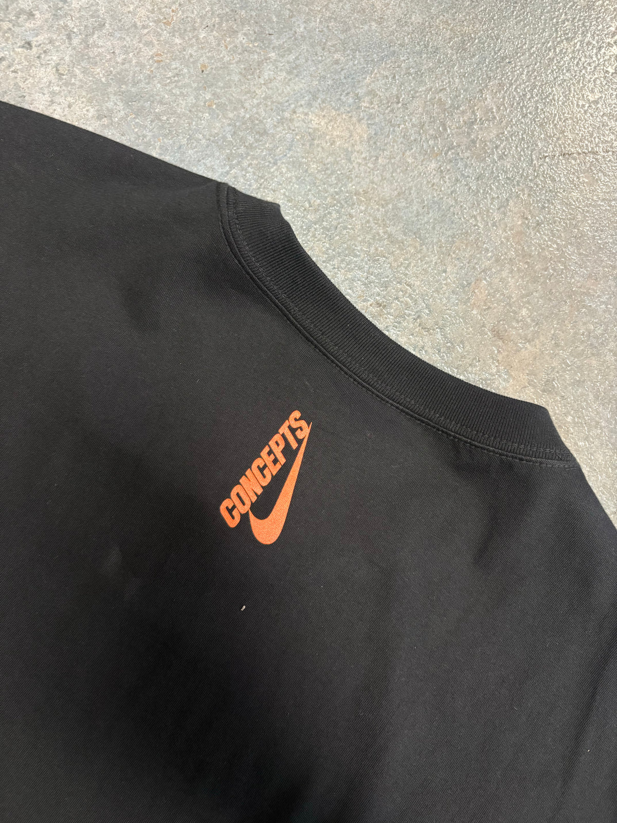 Nike SB x Concepts T-Shirt Black Orange