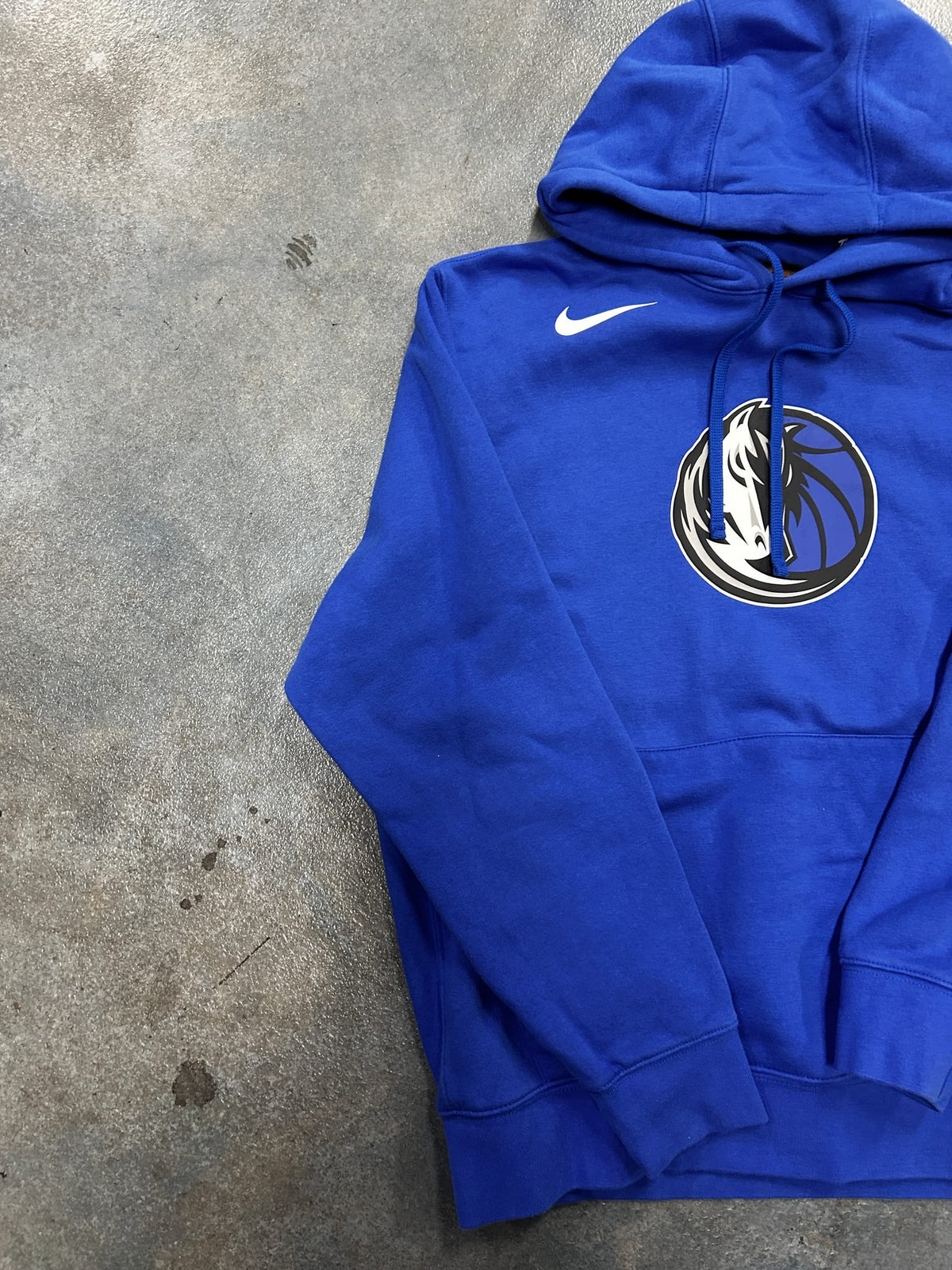 Nike Dallas Mavericks Club Fleece Pullover Hoodie Blue