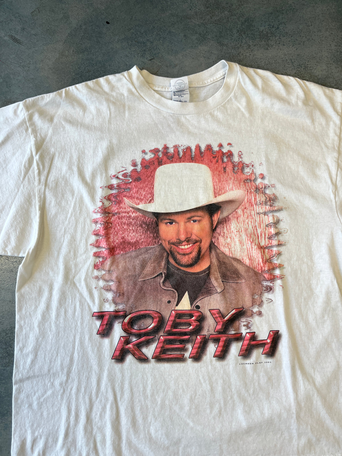 Toby Keith White tee OTF (RA)