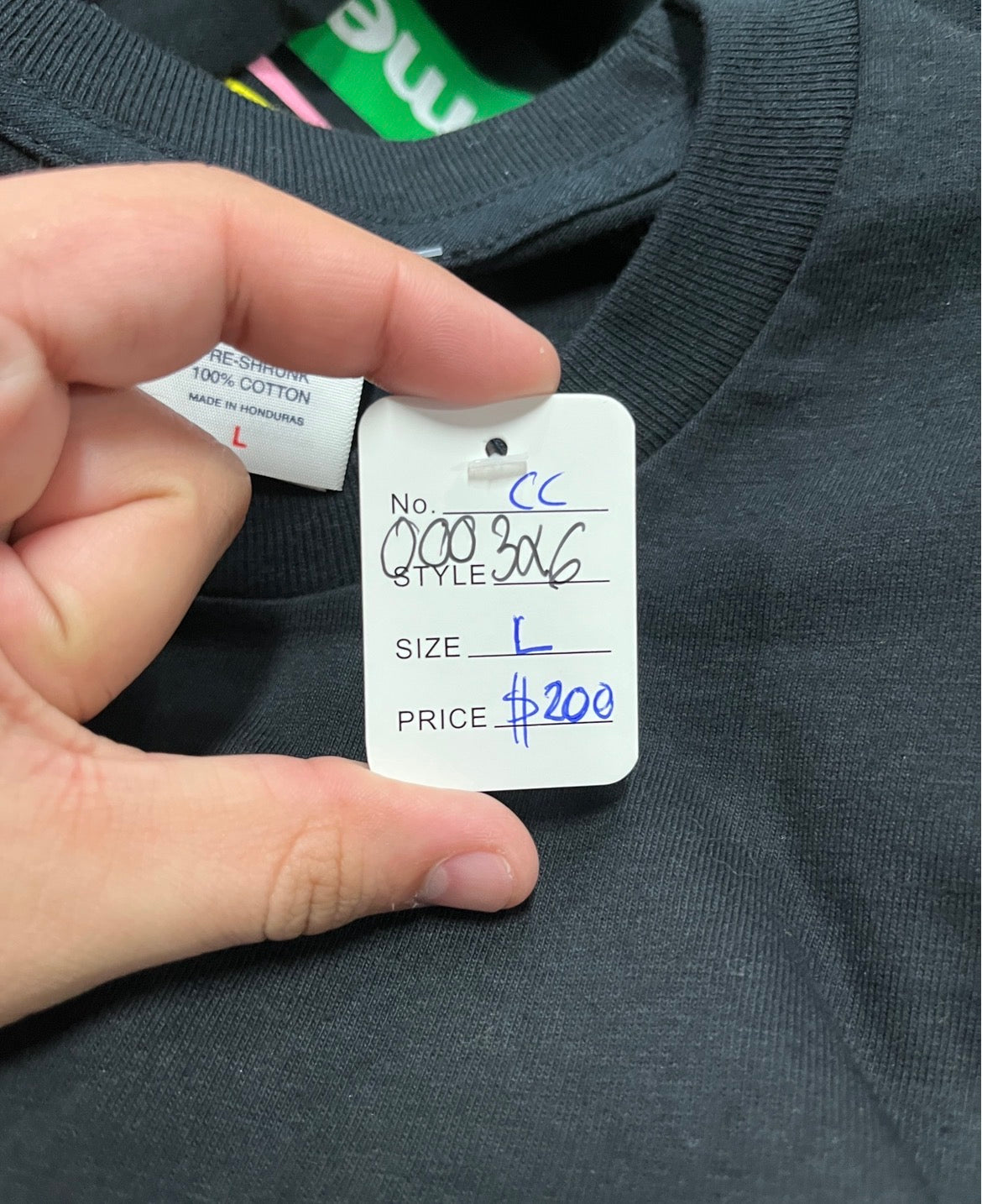 Supreme x Sponge Bob Castillo Black Tee OTF (YC)