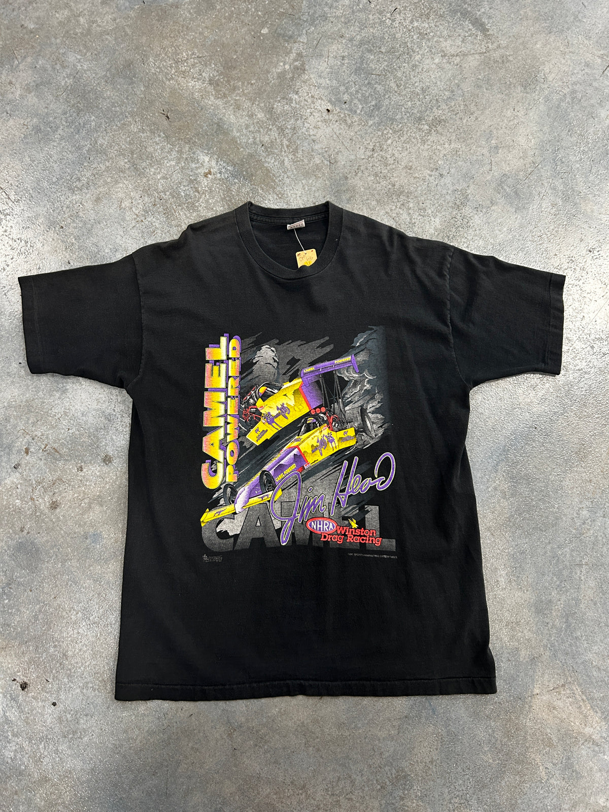 Vintage 1996 Camel Racing Black Tee