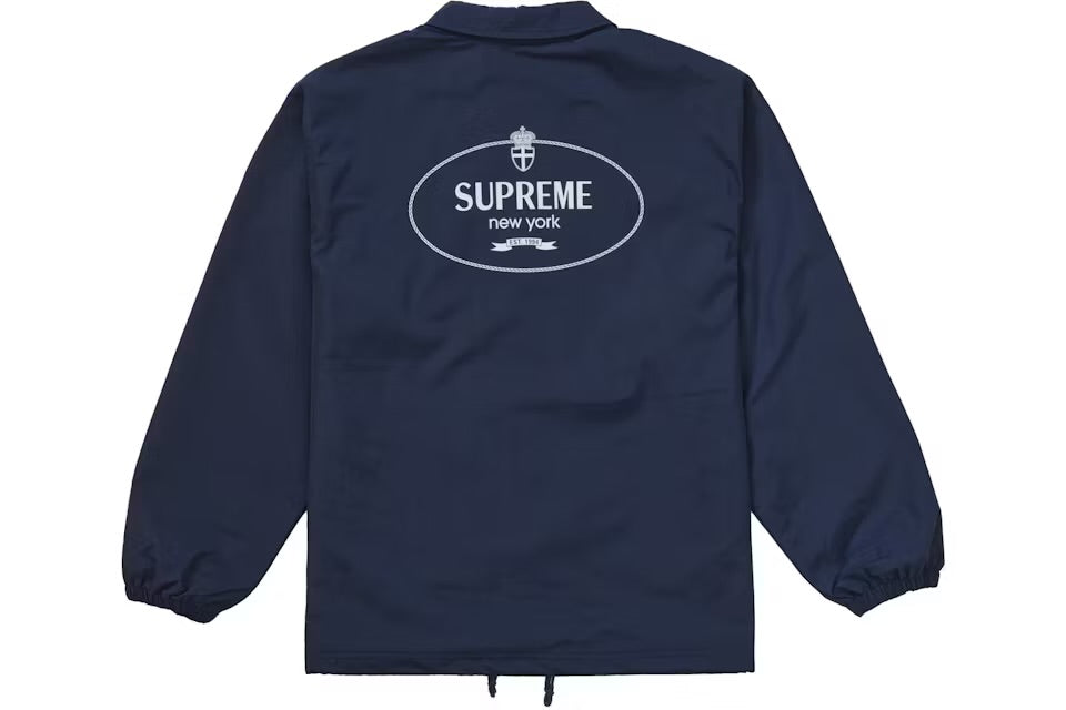 Supreme Crest Coaches Jacket Navy