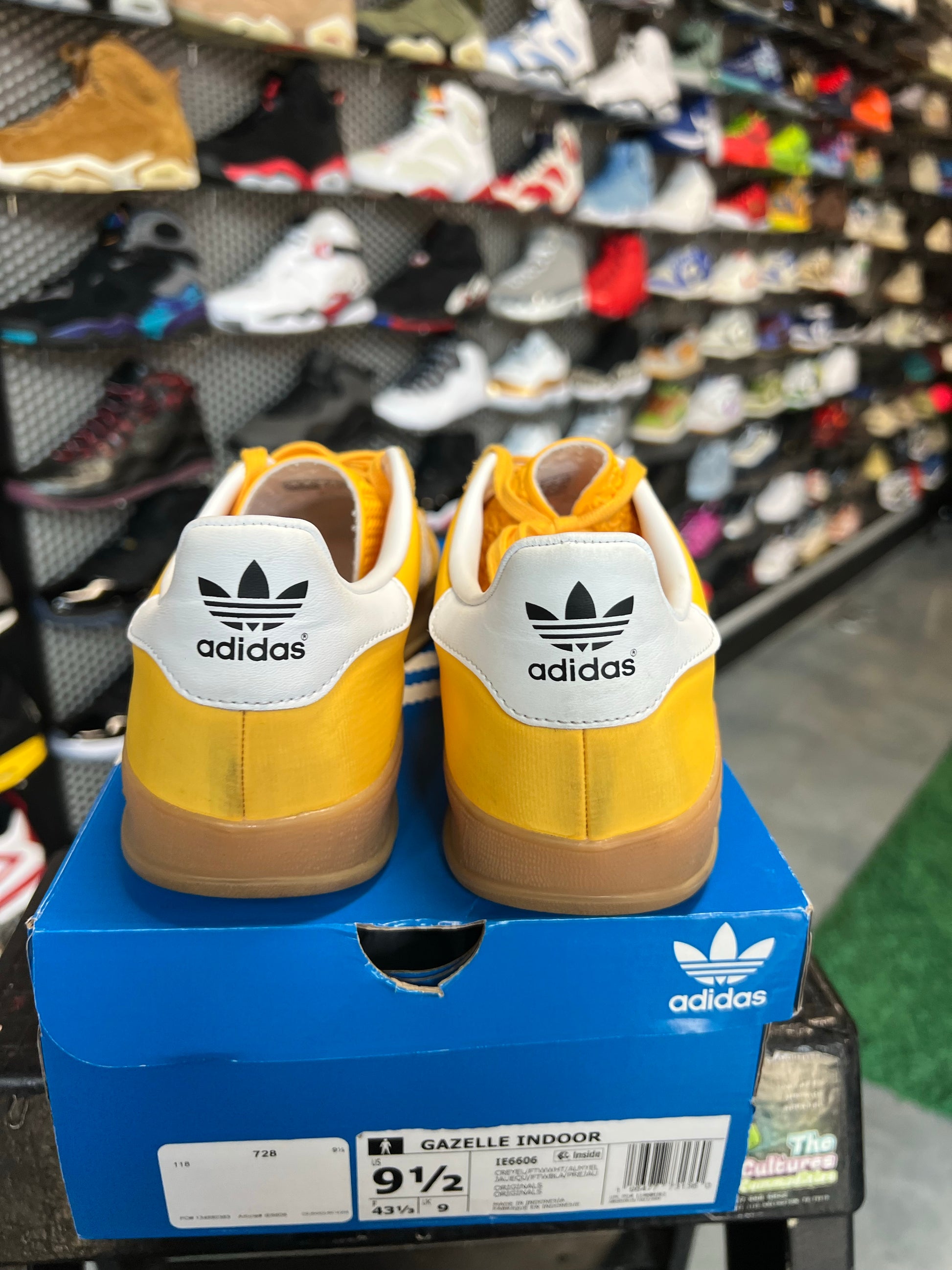 adidas Gazelle Indoor Crew Yellow Gum