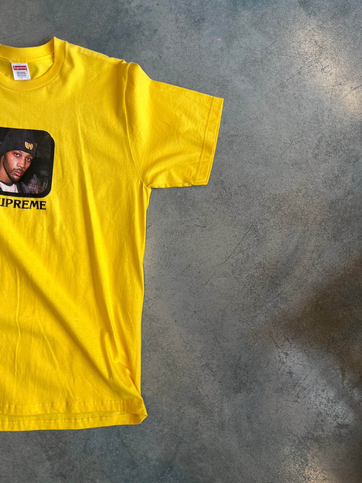 Supreme Wu-Tang Clan RZA Tee Yellow MB16 / L OTF (AS)