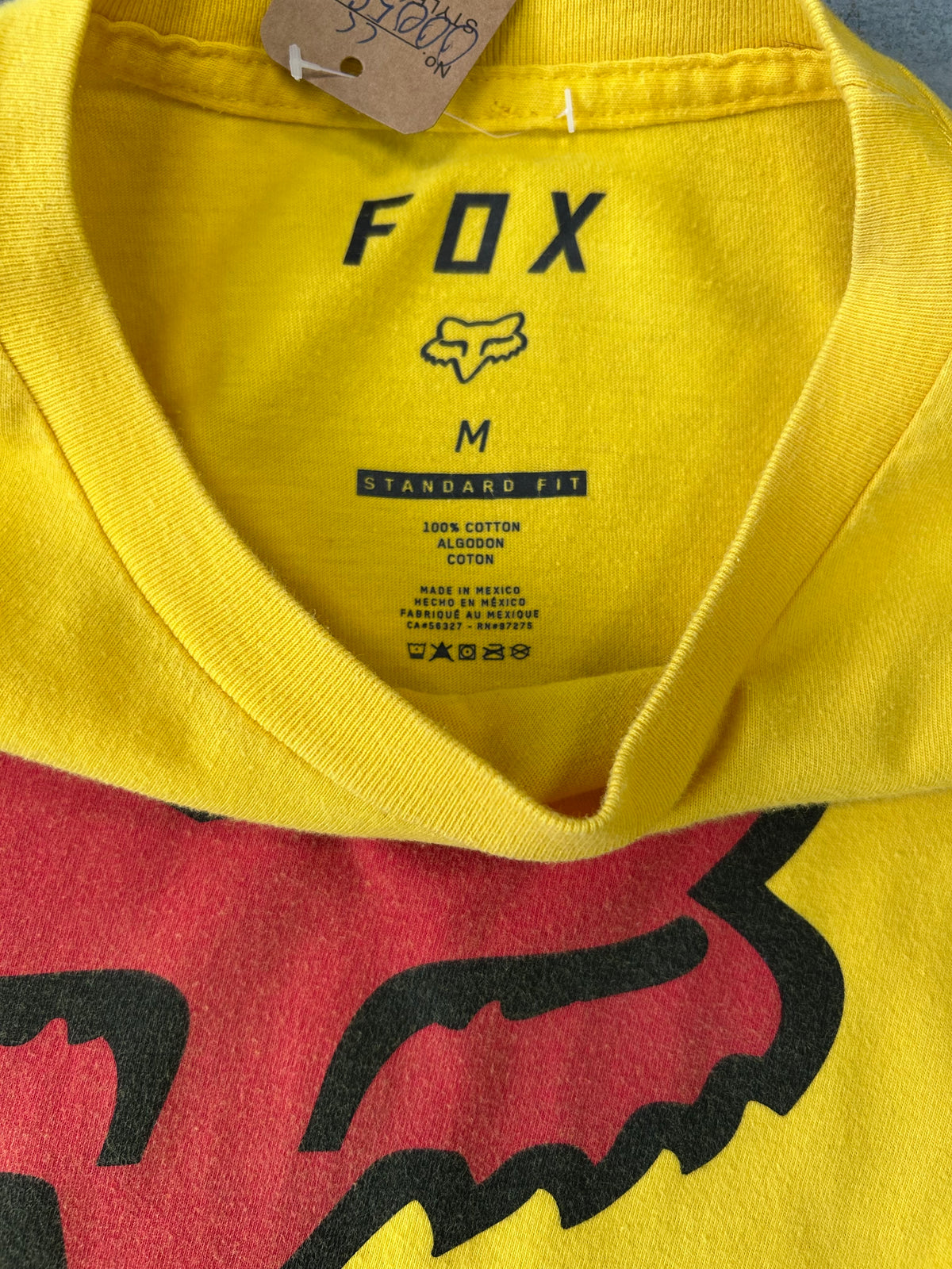 Yellow Long Sleeve FOX Tee OTF