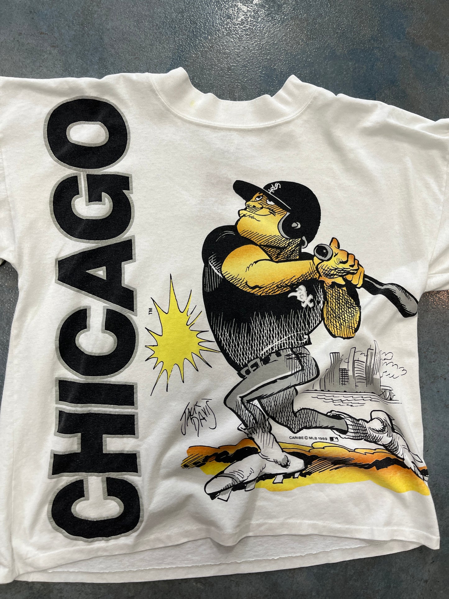 Vintage 90's White Sox Chicago White AOP OTF