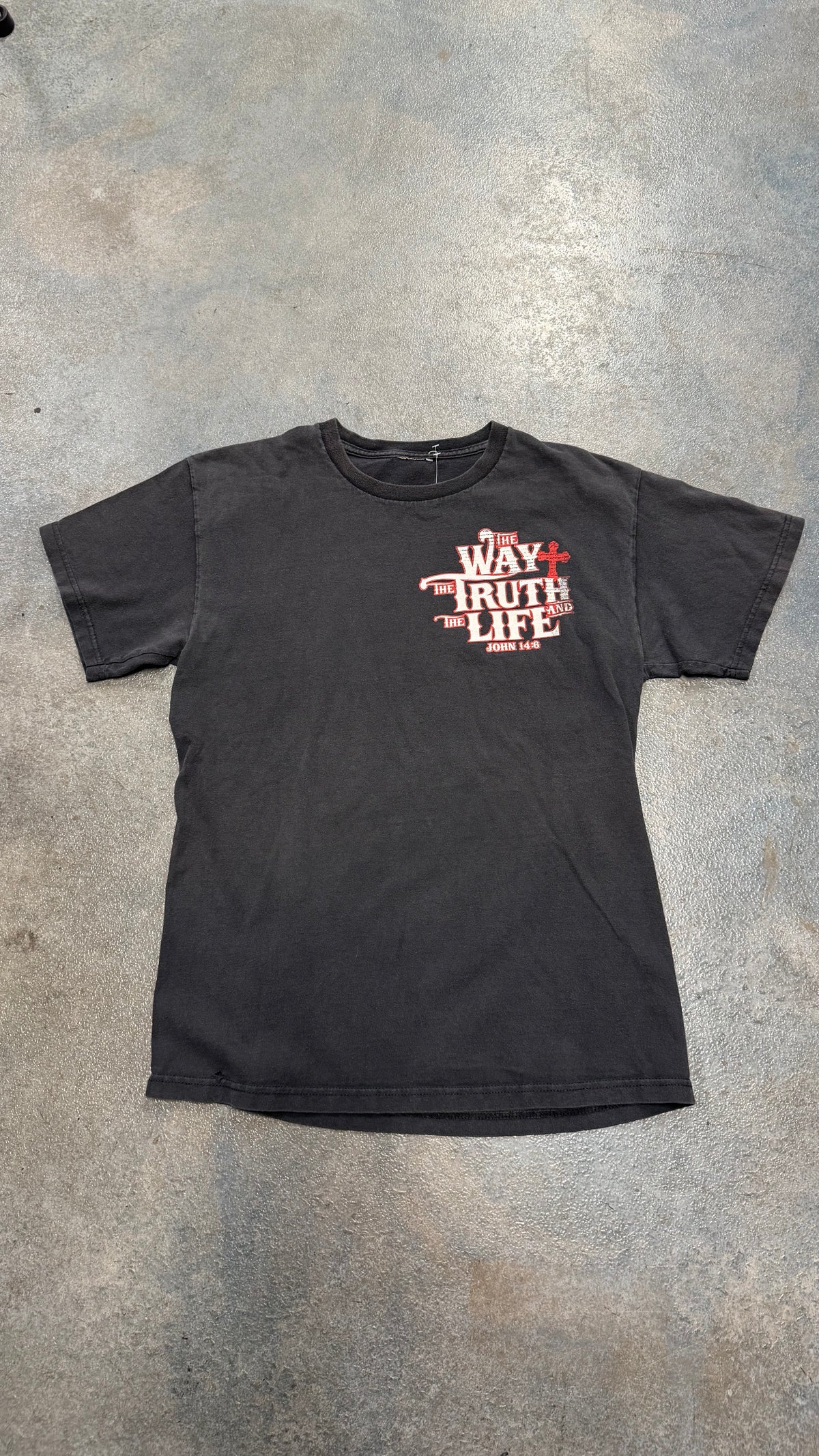 The Way The Truth and The Life John 14:6 Black Tee OTF