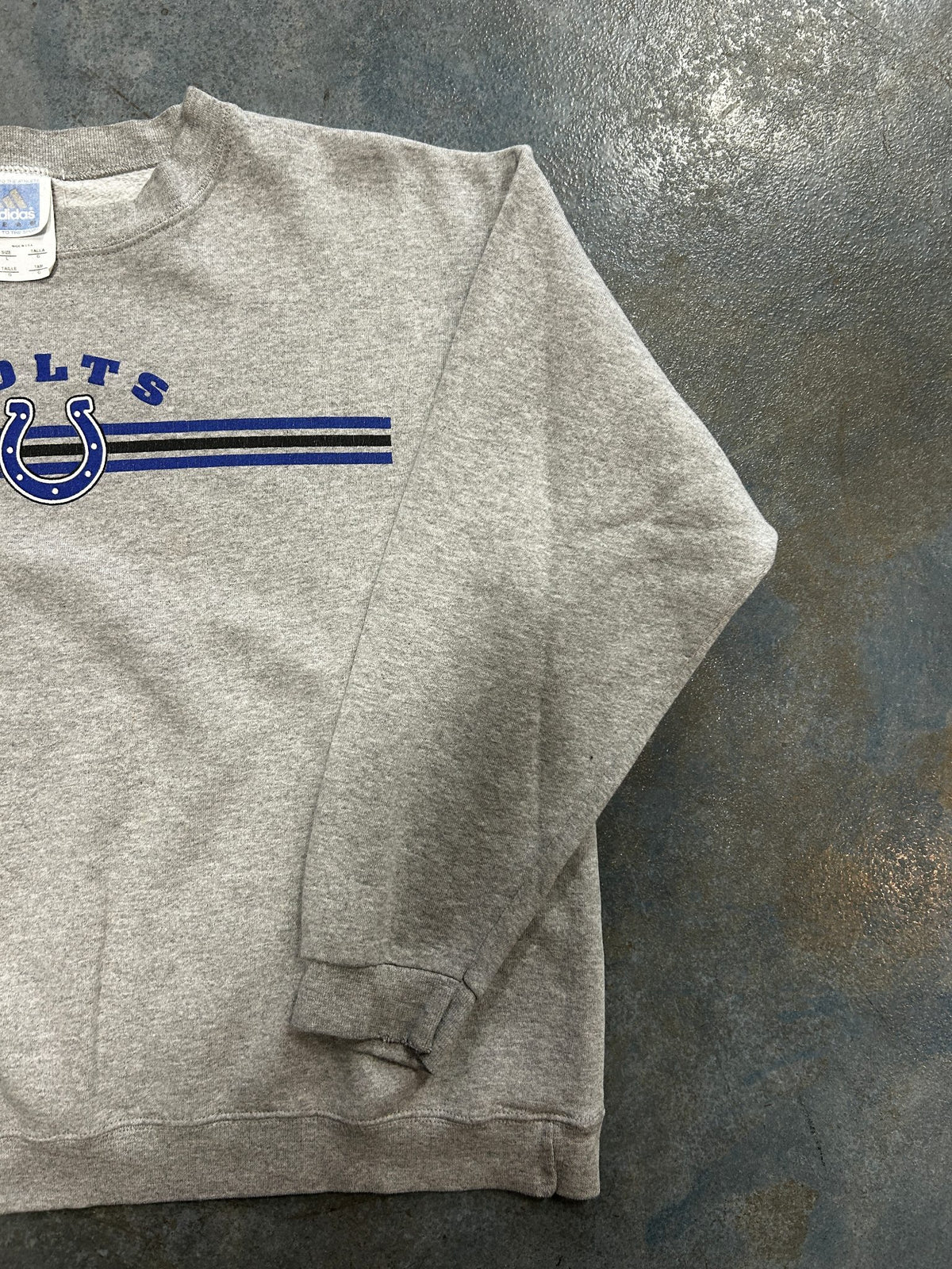Vintage Adidas Colts Gray Pull Over