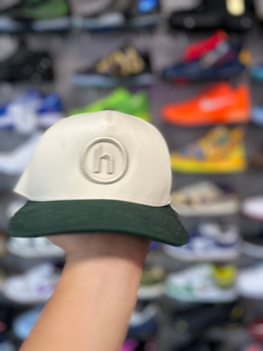 HIDDEN NYC SNAPBACK GREEN CREAM HAT