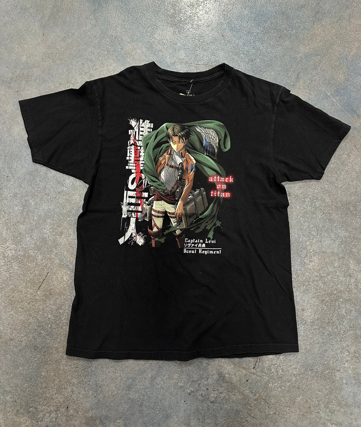 Attack on Titan "Captain Levi" Tee B46