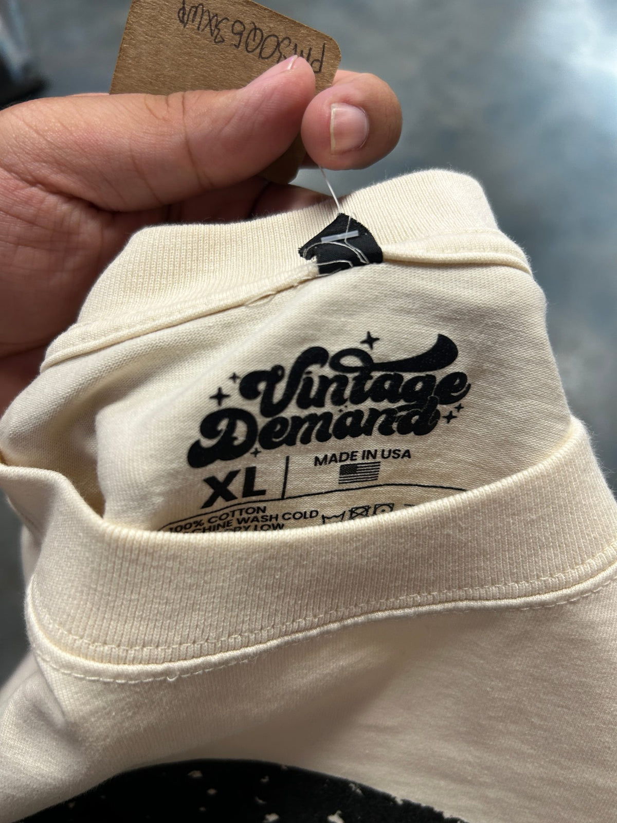 Modern Vintage Mike Tyson "Iron Mike" Graphic Cream Tee