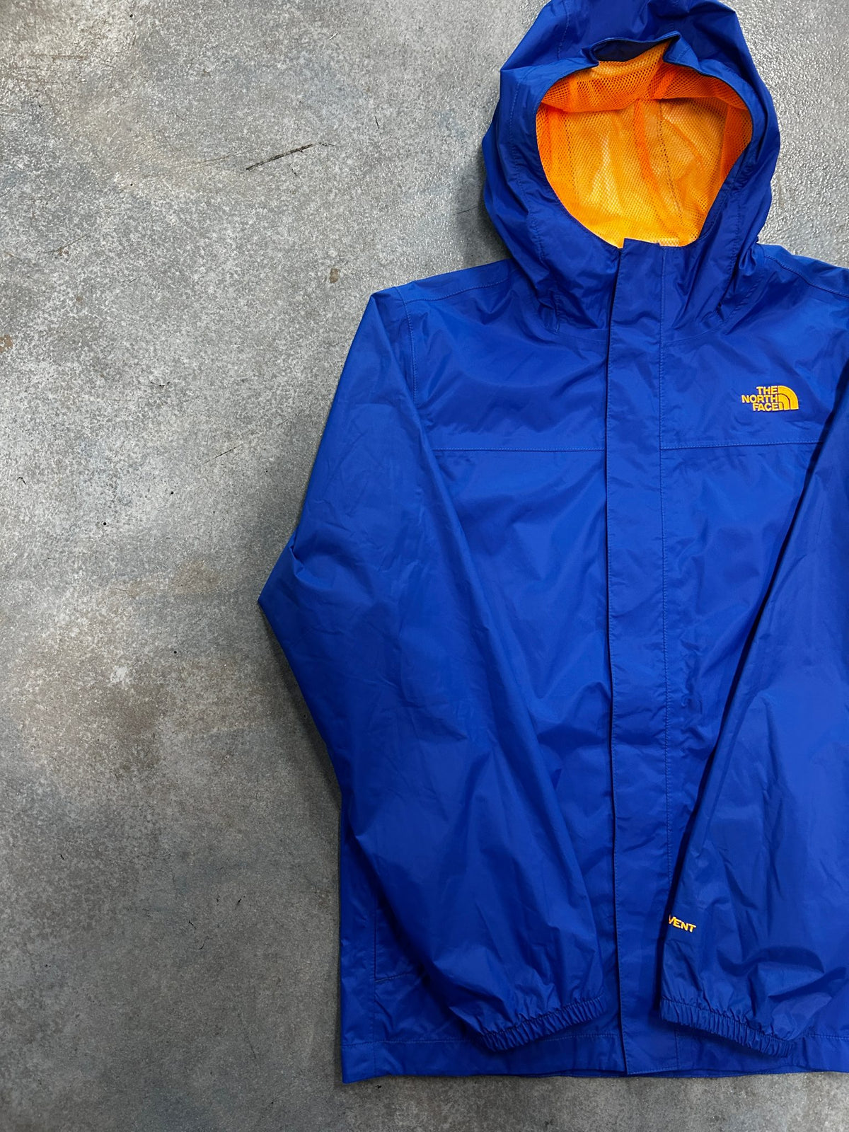 The North Face Blue Orange Lining Windbreaker