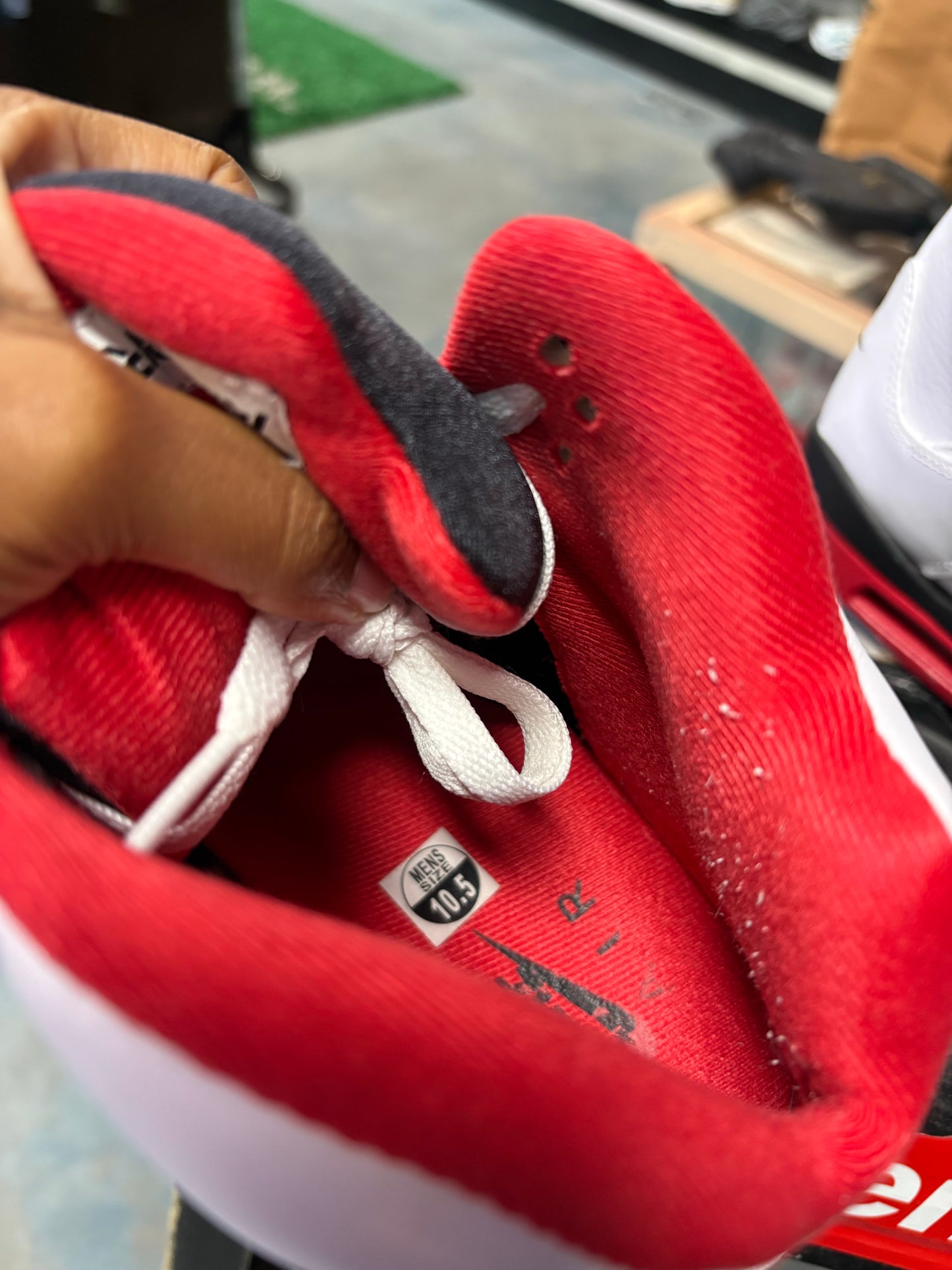 Jordan 5 Retro Fire Red Black Tongue (2025)