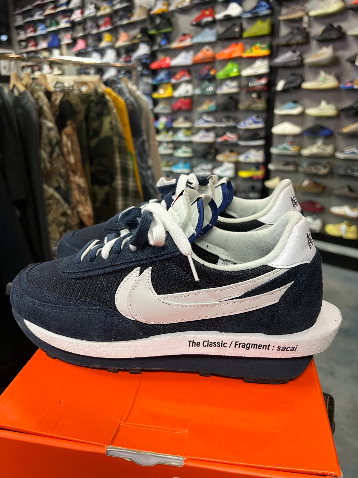 Nike LD Waffle SF sacai Fragment Blue Void