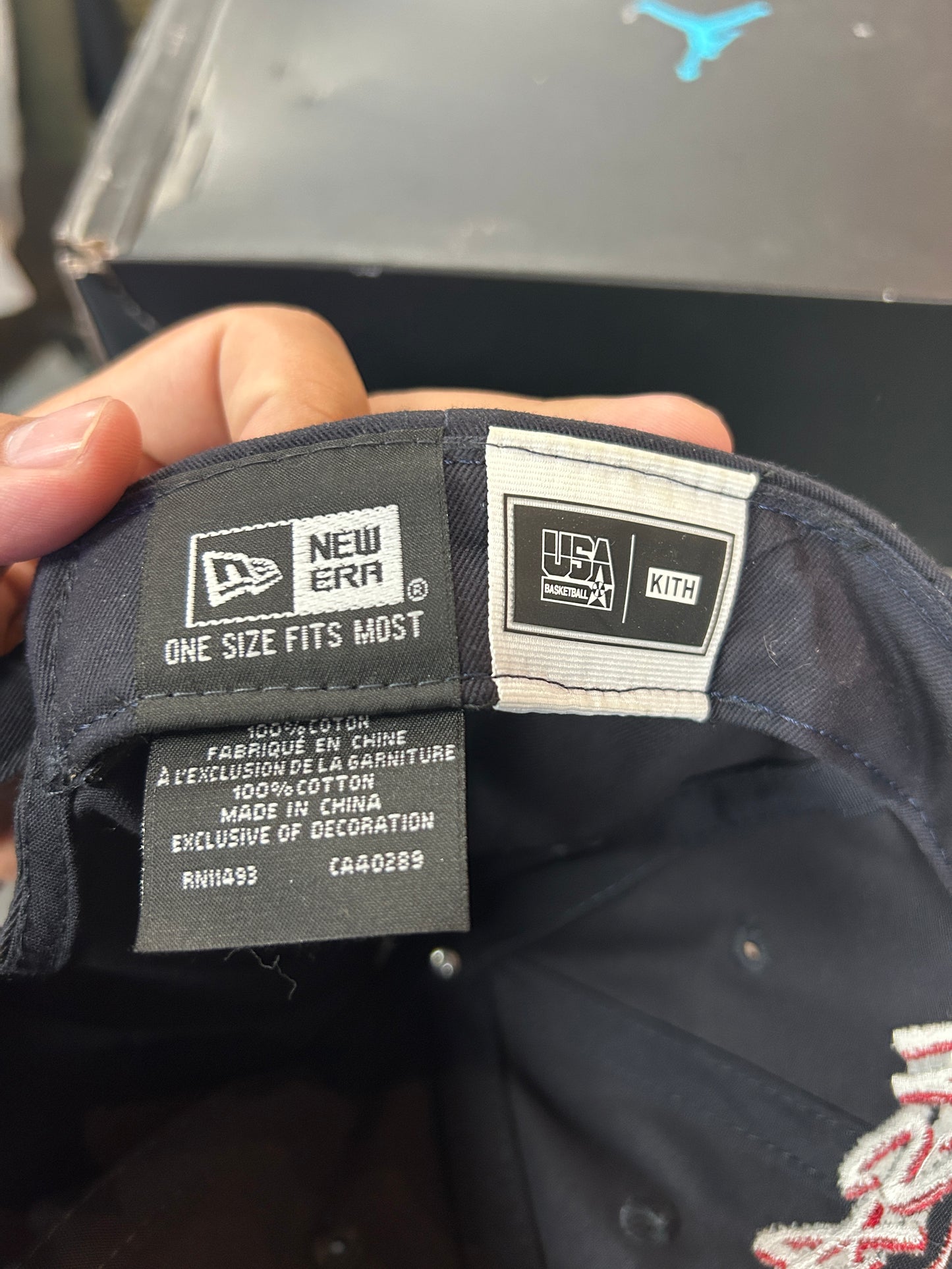 Kith Team USA Nylon Aaron Cap White (YC)
